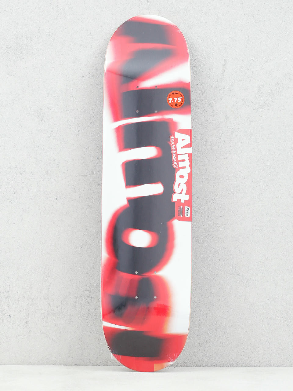 Almost Spin Blur Logo Deck (red)