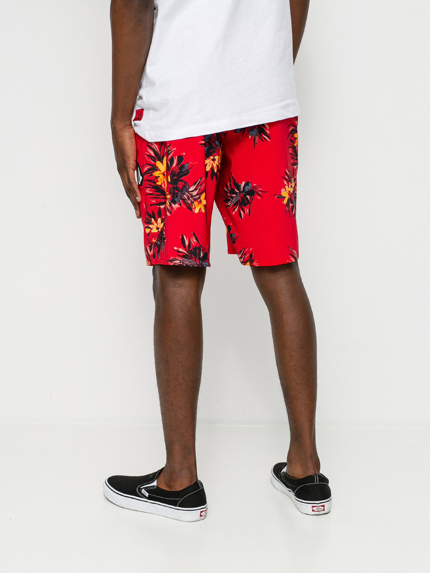 Volcom Mod Lido Prnt 20 Boardshorts (carmine red)