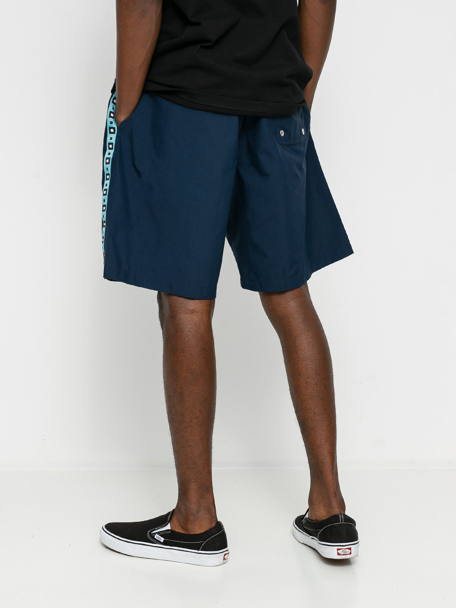 city blue shorts