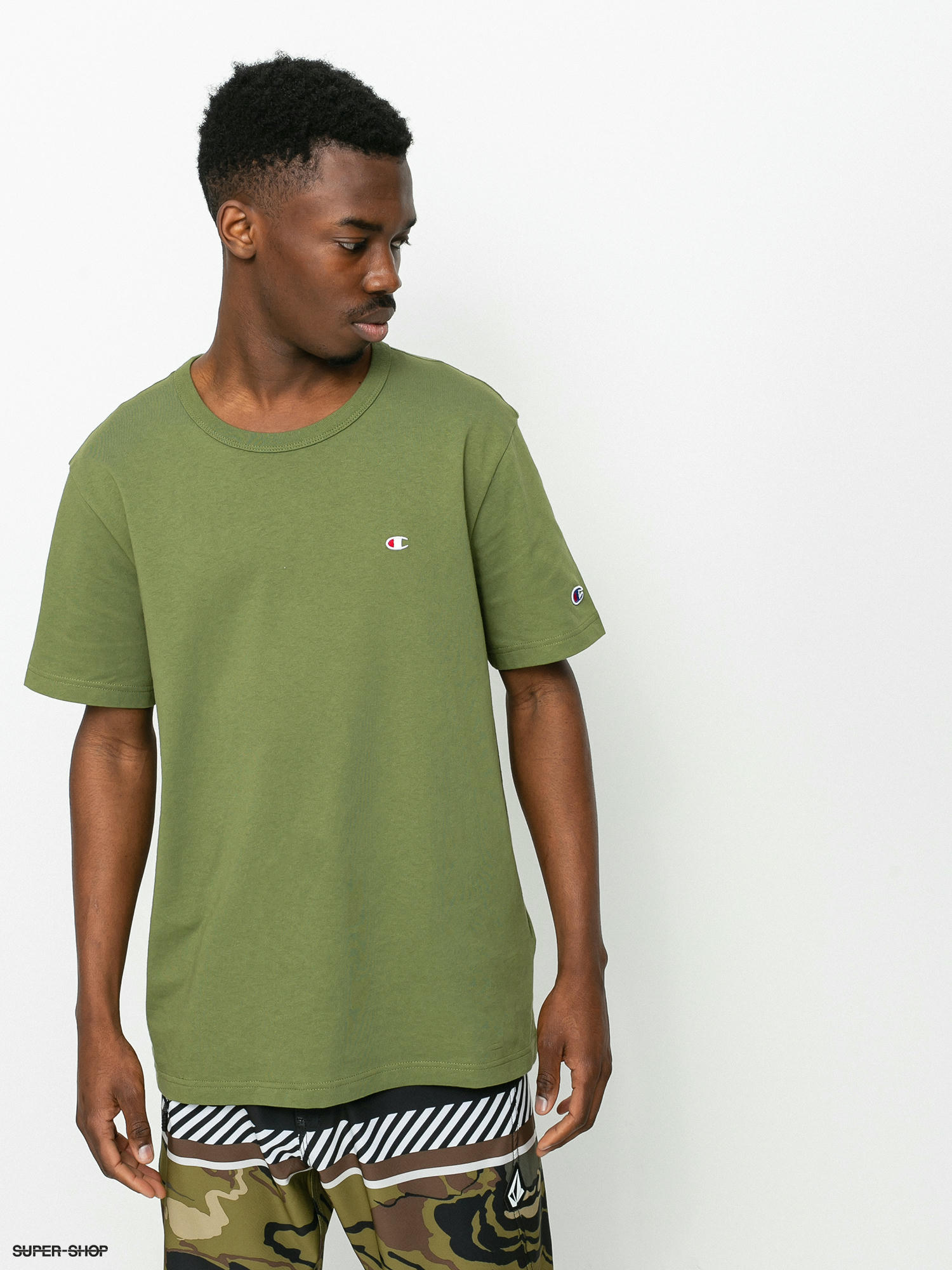 champion khaki t shirt