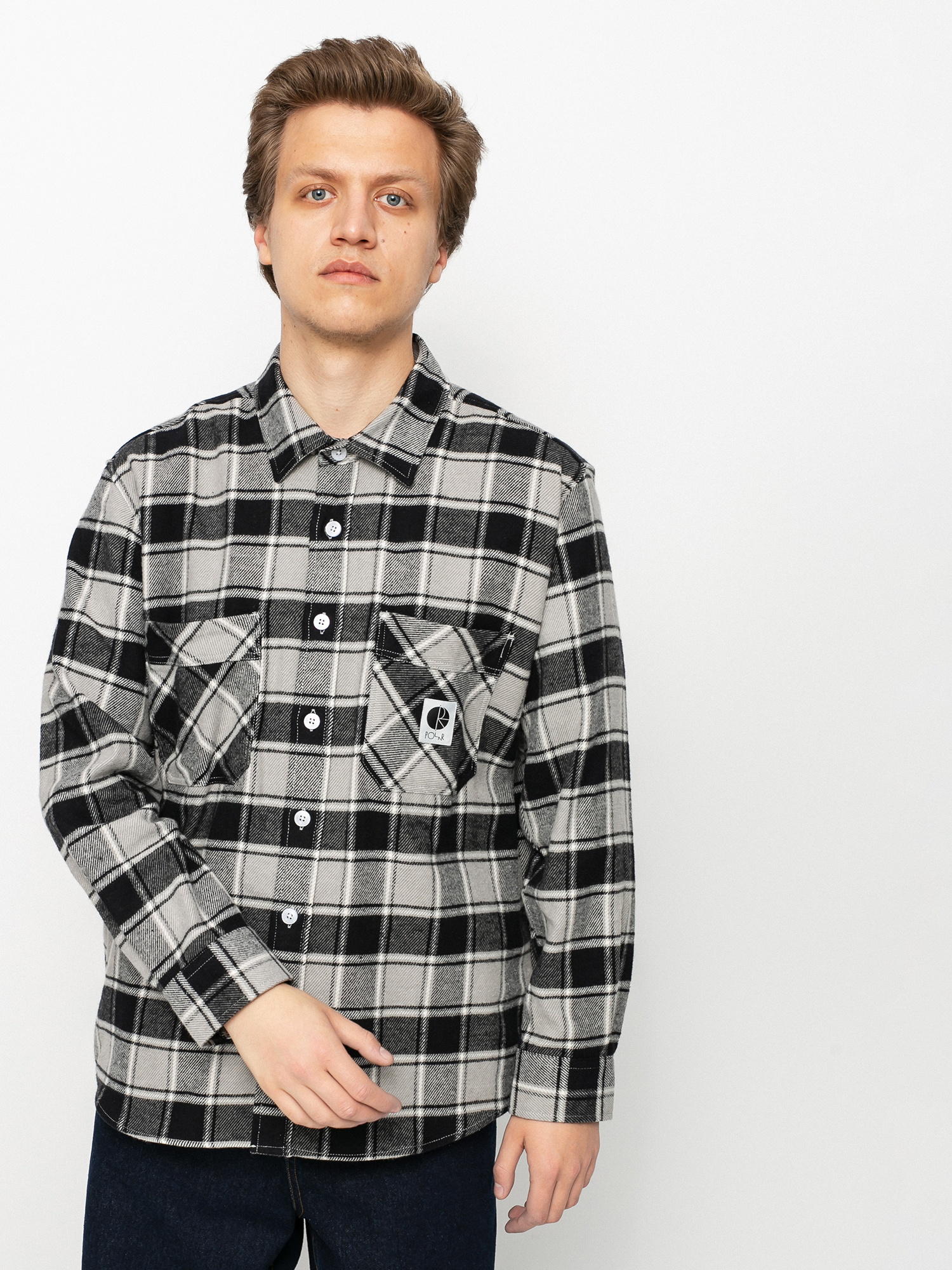 Polar Skate Flannel Shirt (black)