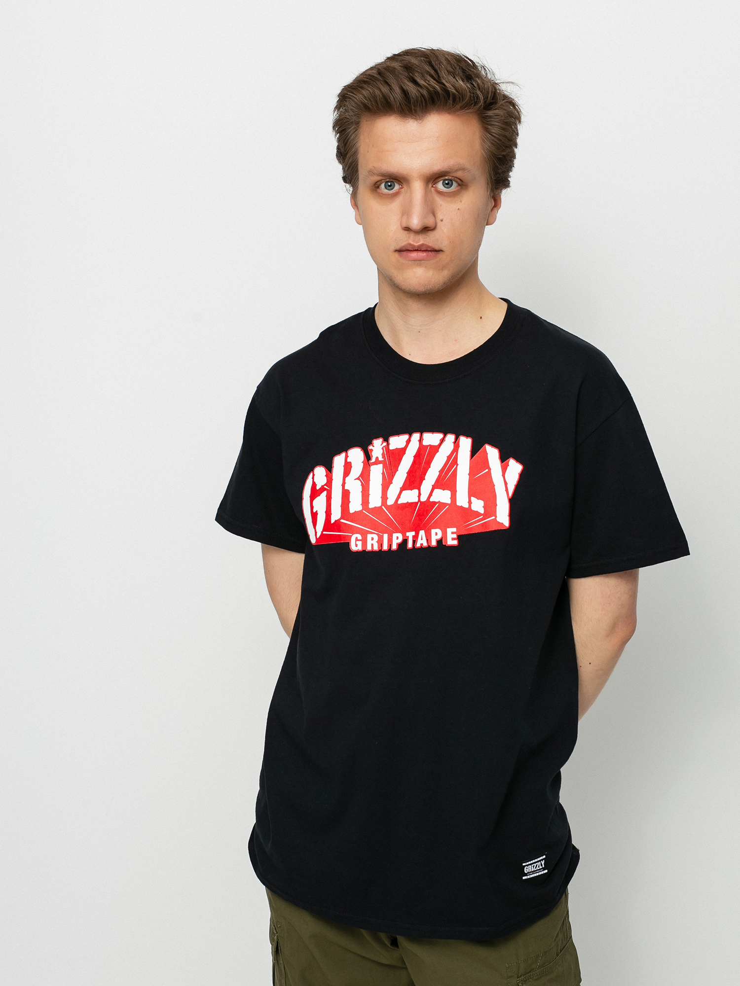 Grizzly Griptape Universidad T-shirt (black)
