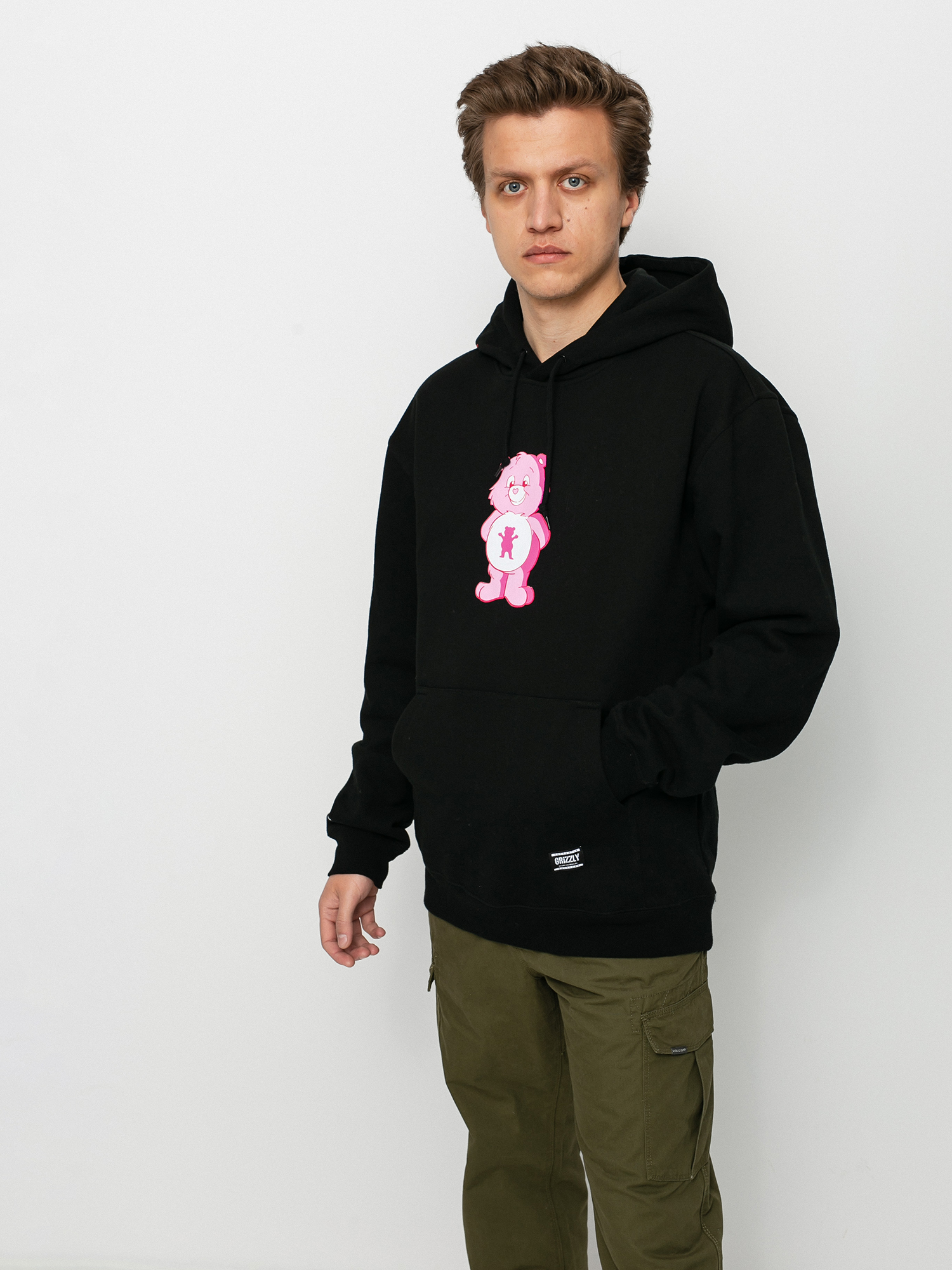 Grizzly Griptape Positive Bear HD Hoodie (black)