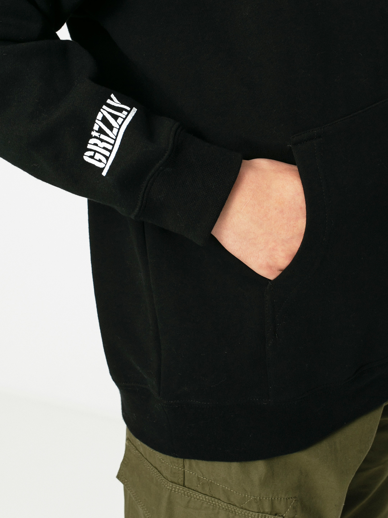 Grizzly Griptape Positive Bear HD Hoodie (black)