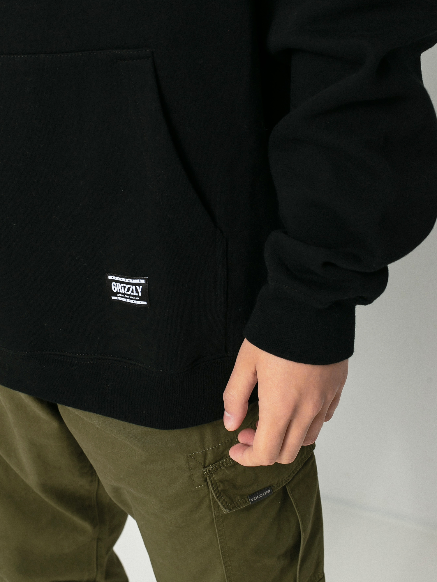 Grizzly Griptape Positive Bear HD Hoodie (black)