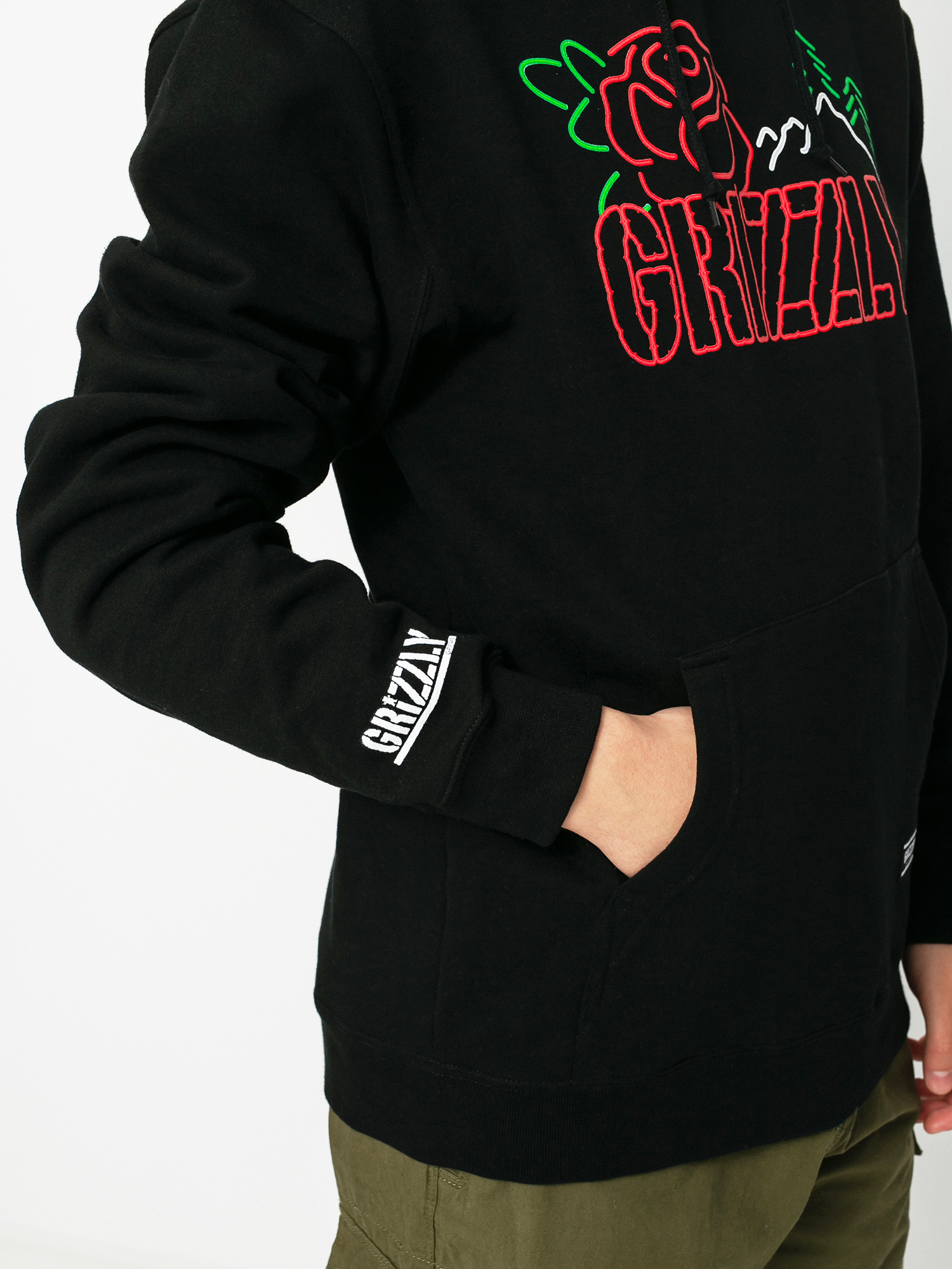 Grizzly Griptape Rosebud HD Hoodie (black)