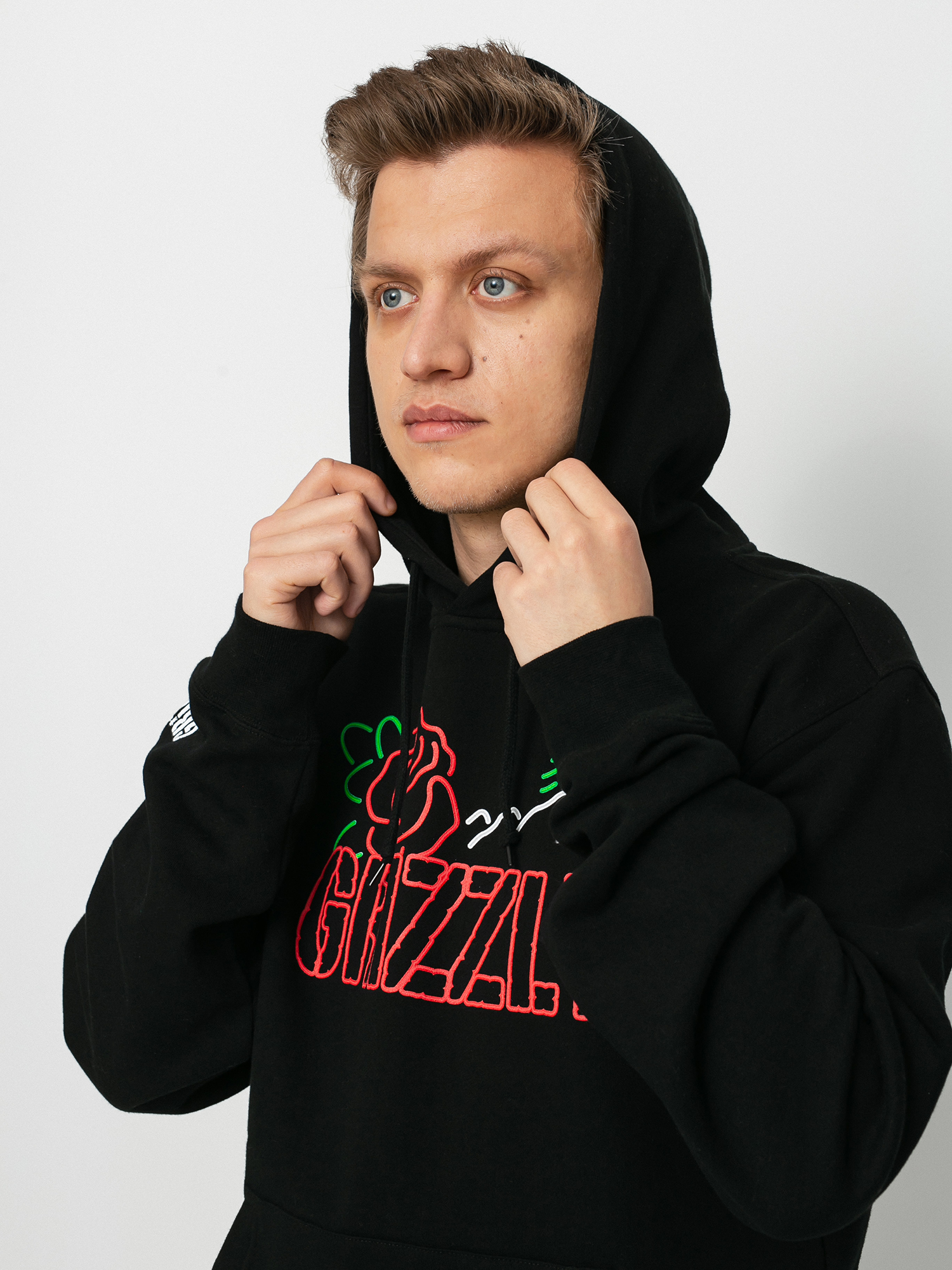 Grizzly Griptape Rosebud HD Hoodie (black)