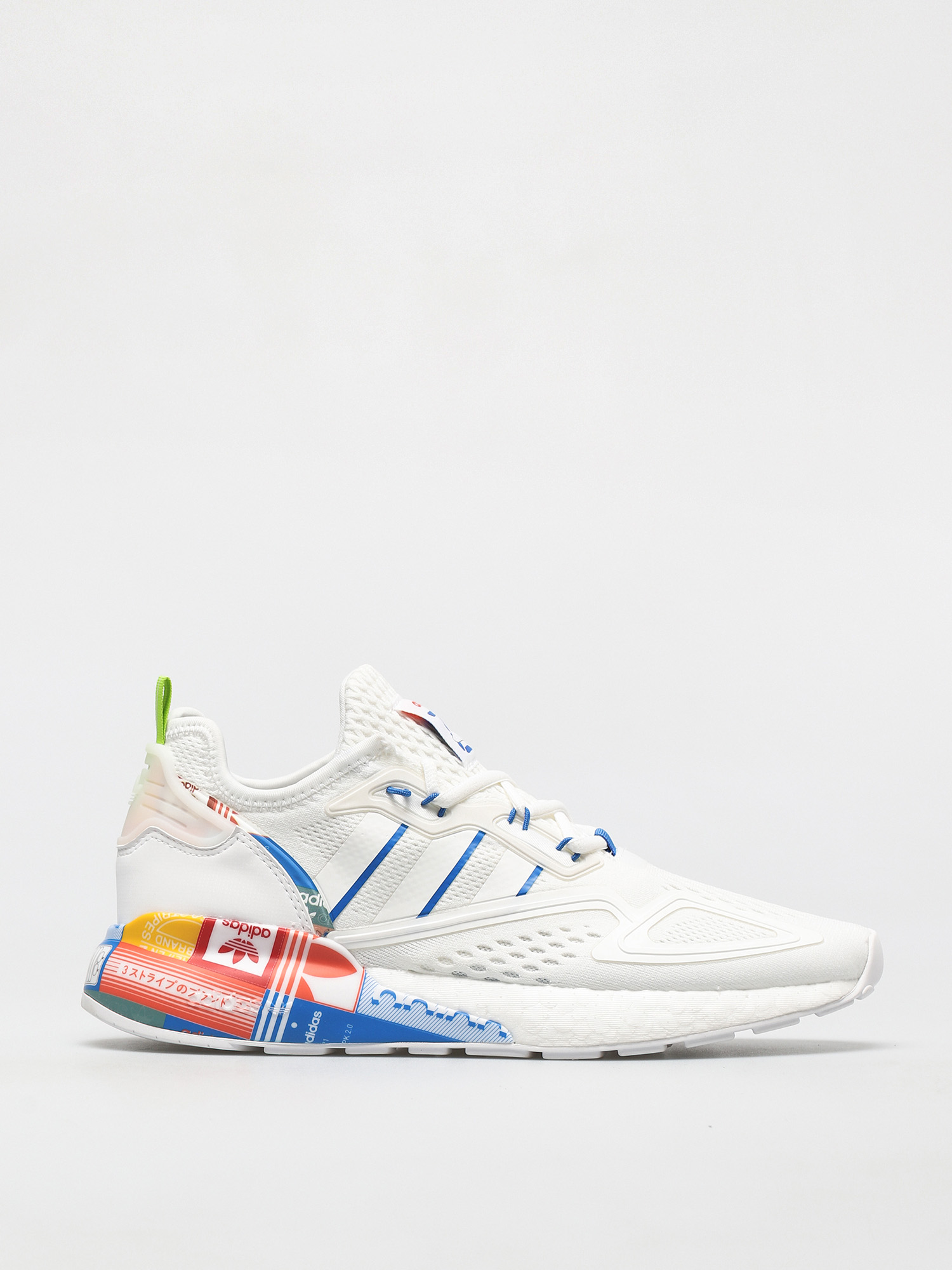 adidas Originals Zx 2K Boost Schuhe (ftwwht/blue/orange)