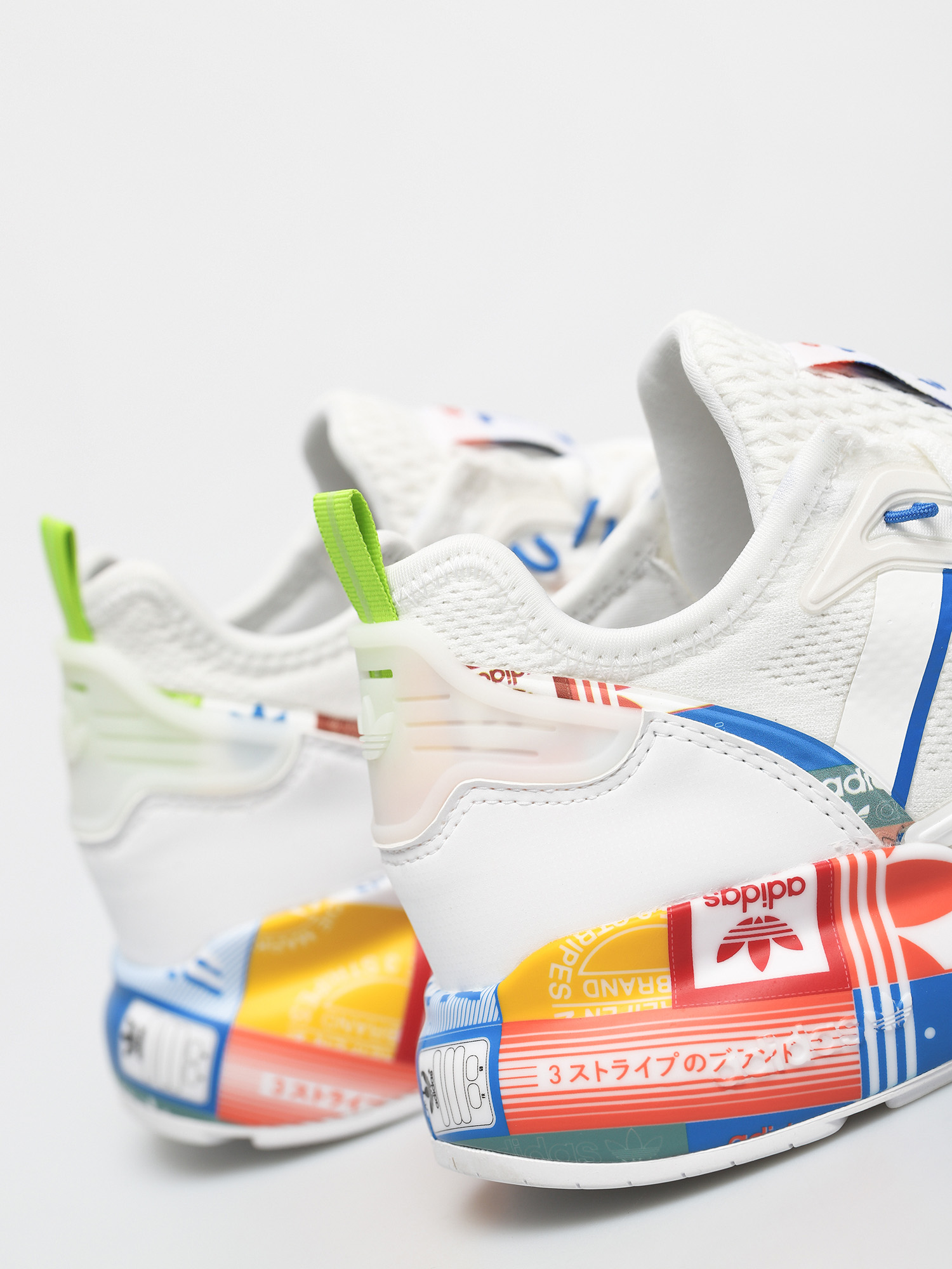 adidas Originals Zx 2K Boost Schuhe (ftwwht/blue/orange)