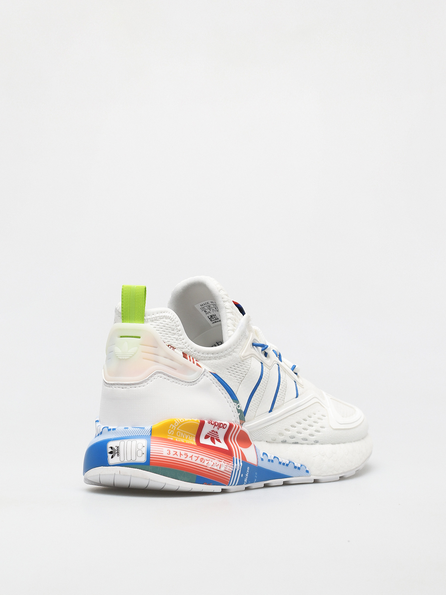 adidas Originals Zx 2K Boost Schuhe (ftwwht/blue/orange)