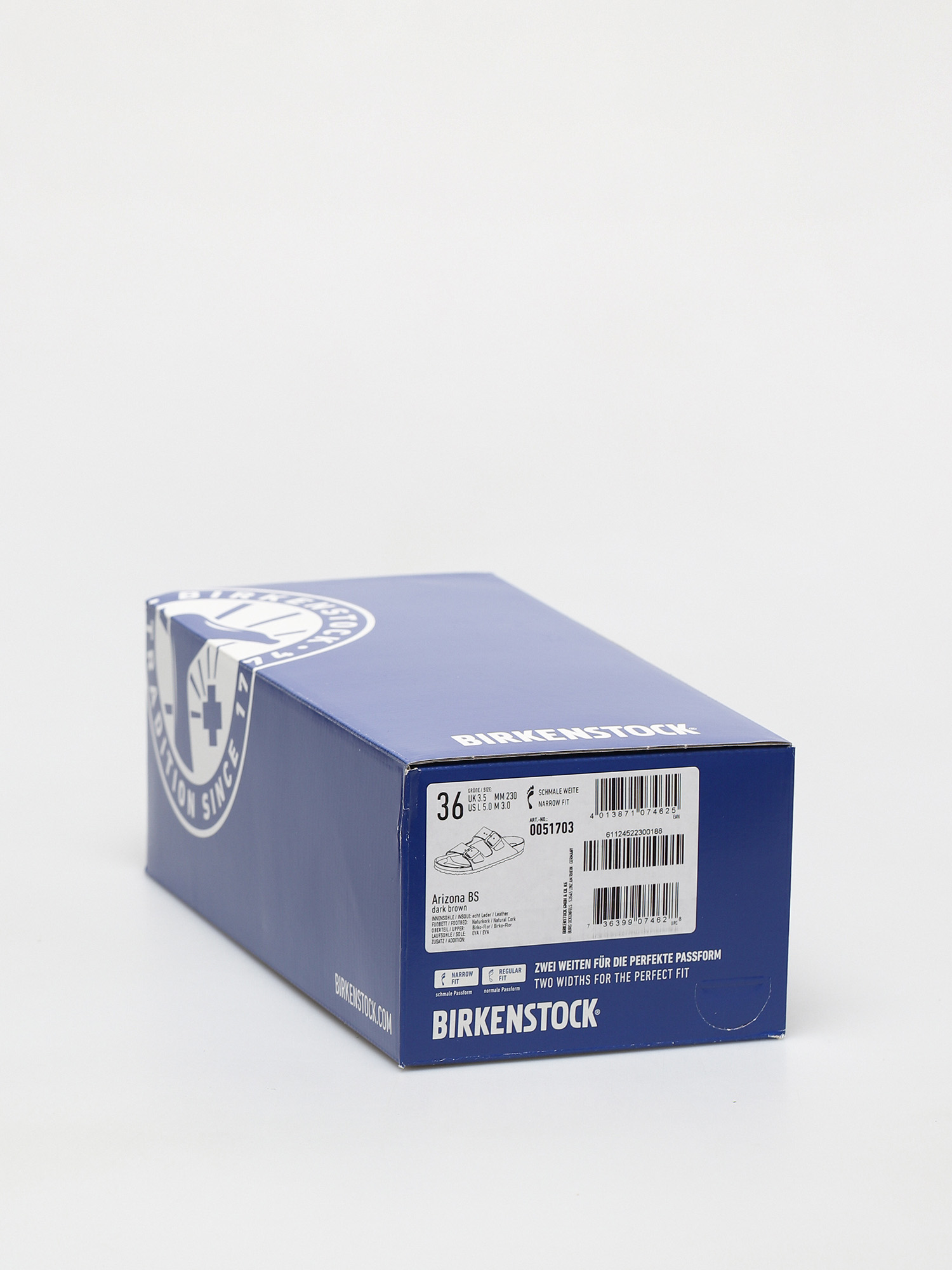 Birkenstock Arizona Narrow Flip-flops Wmn (bf dark brown)