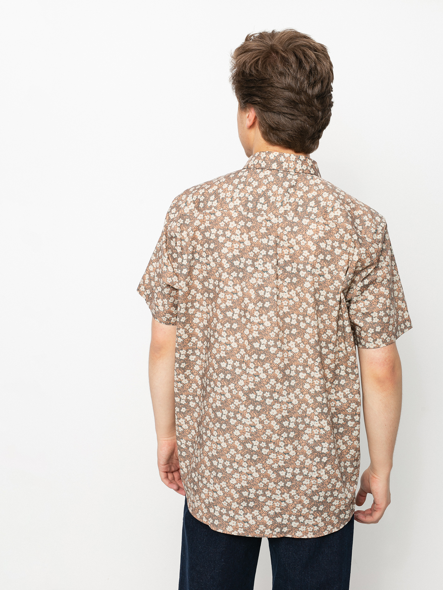 Shirt (floral moss/stingray mauve 