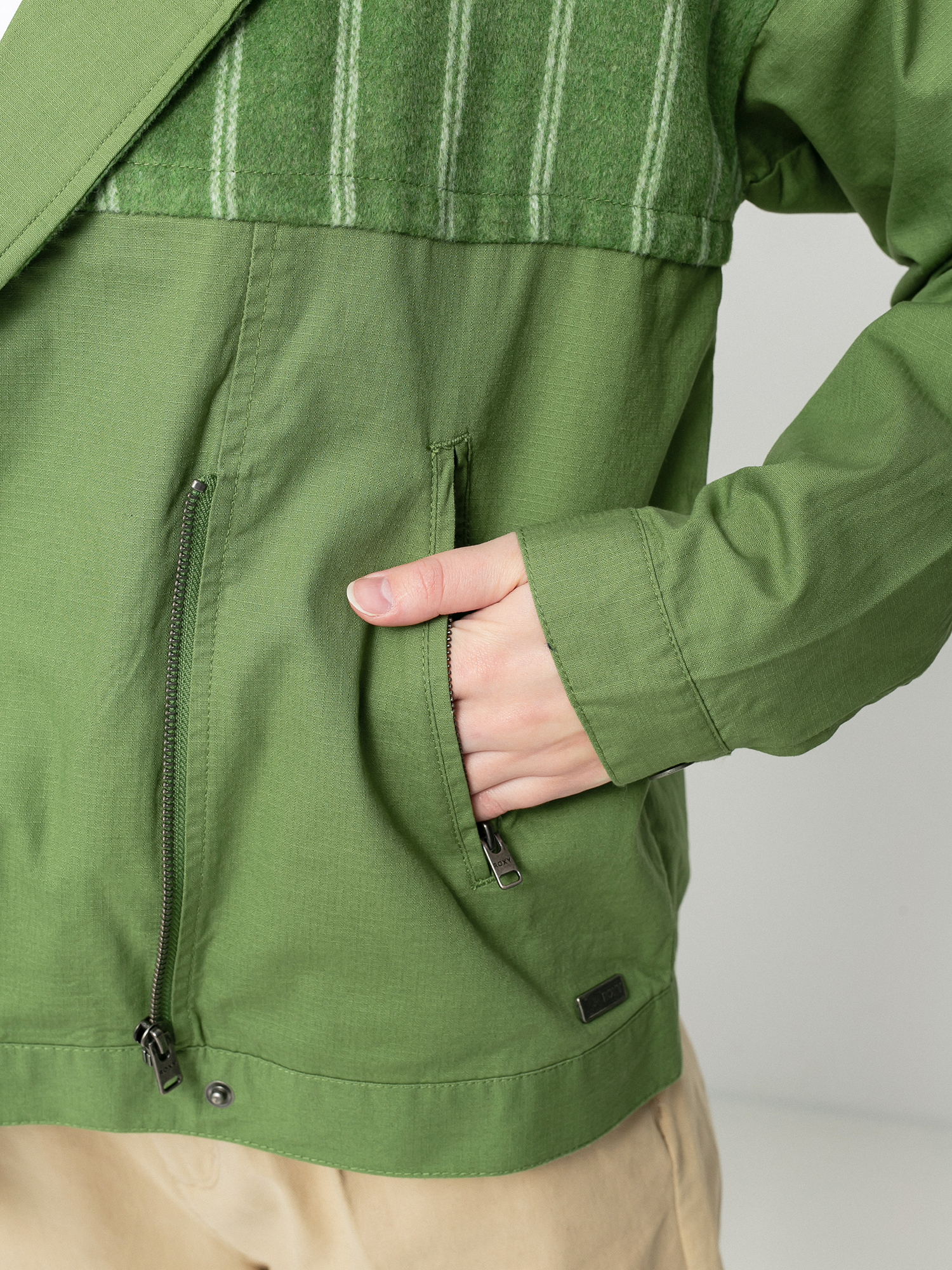 Roxy green outlet jacket