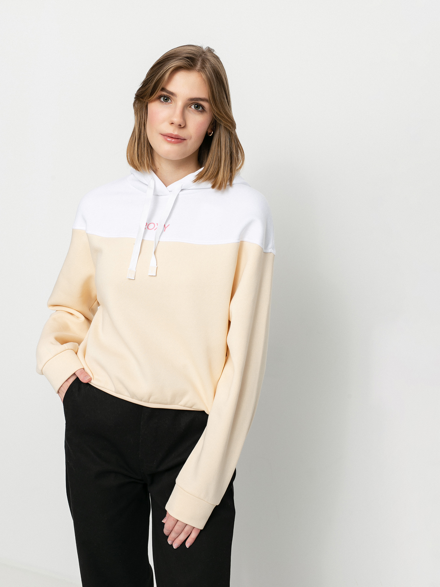 Roxy Its In The Music HD Hoodie Wmn (novelle peach)