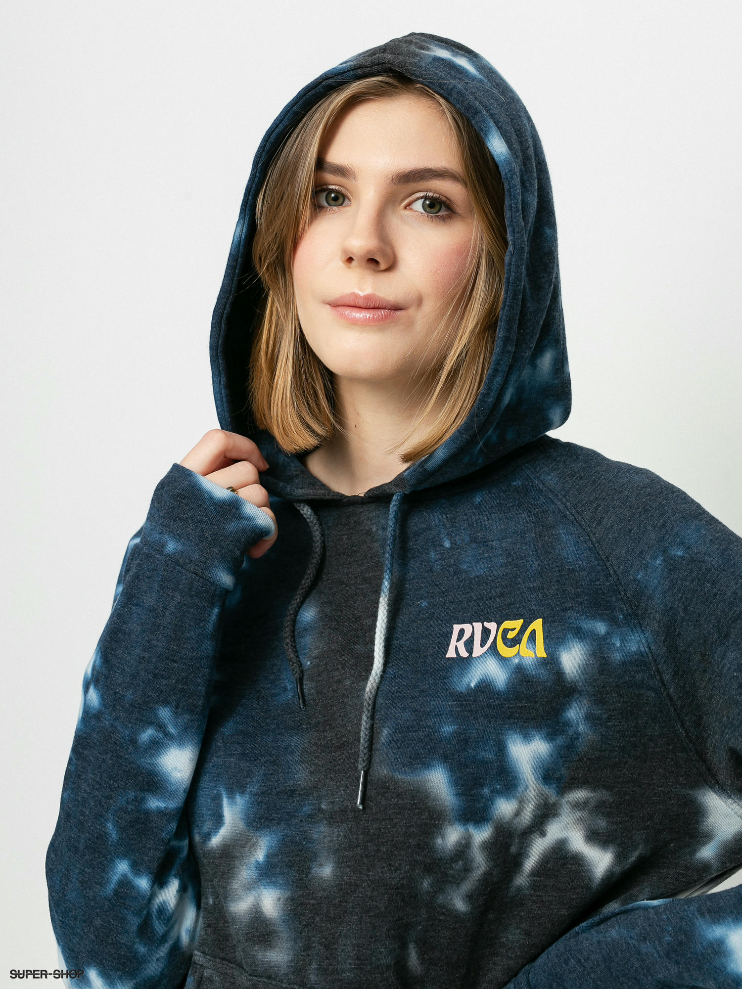 White store rvca hoodie