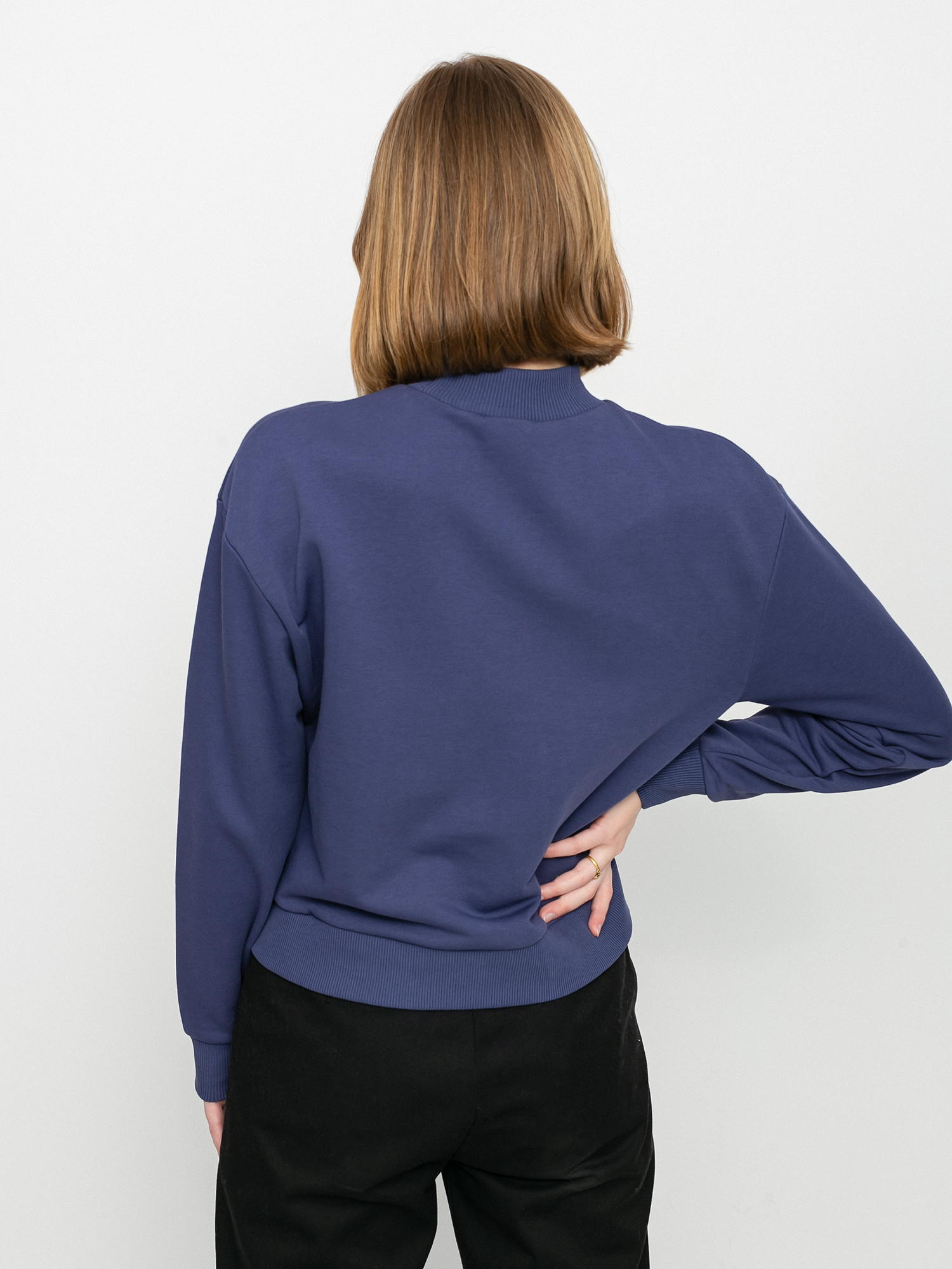 Fila Fauna Wide Cropped Sweatshirt Wmn (crown blue)