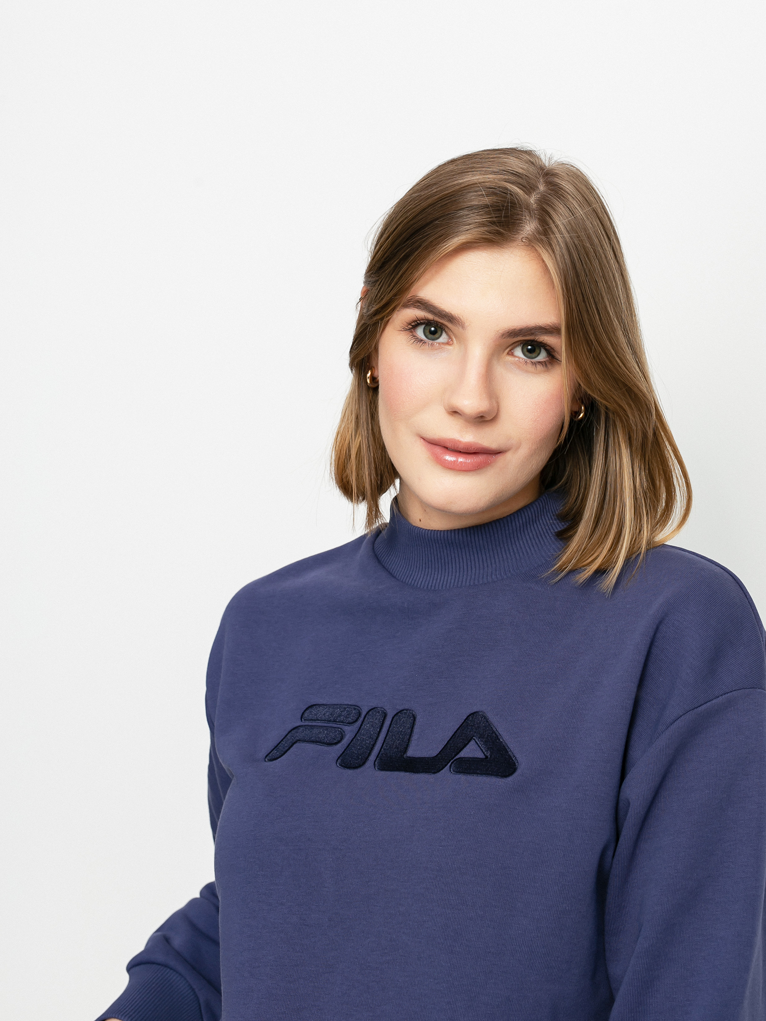 Fila Fauna Wide Cropped Sweatshirt Wmn (crown blue)