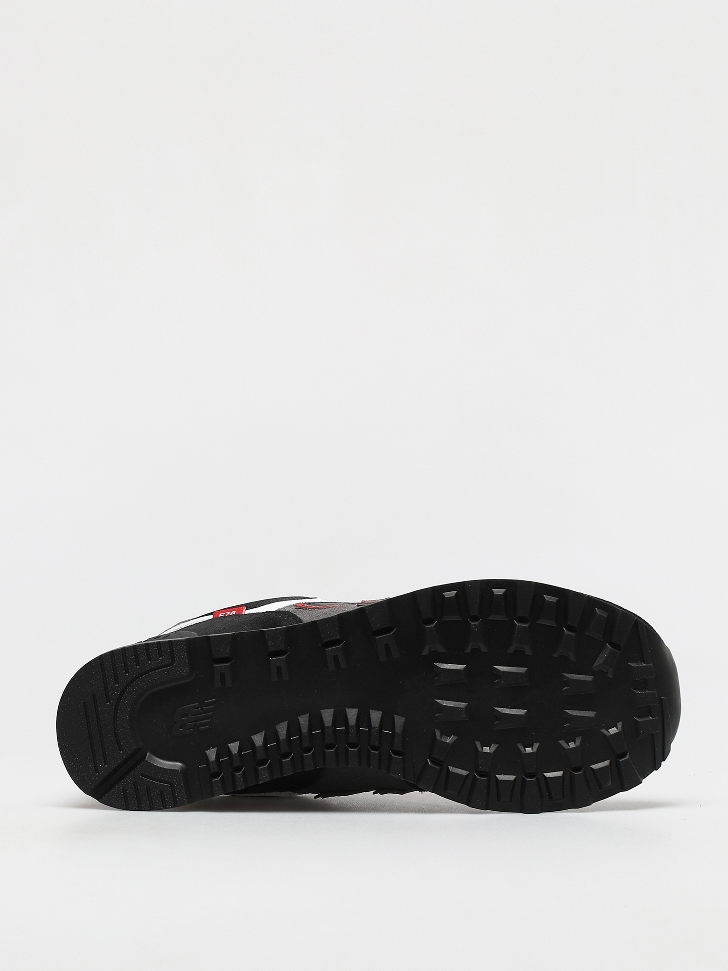 New Balance 574 Shoes (black/red)
