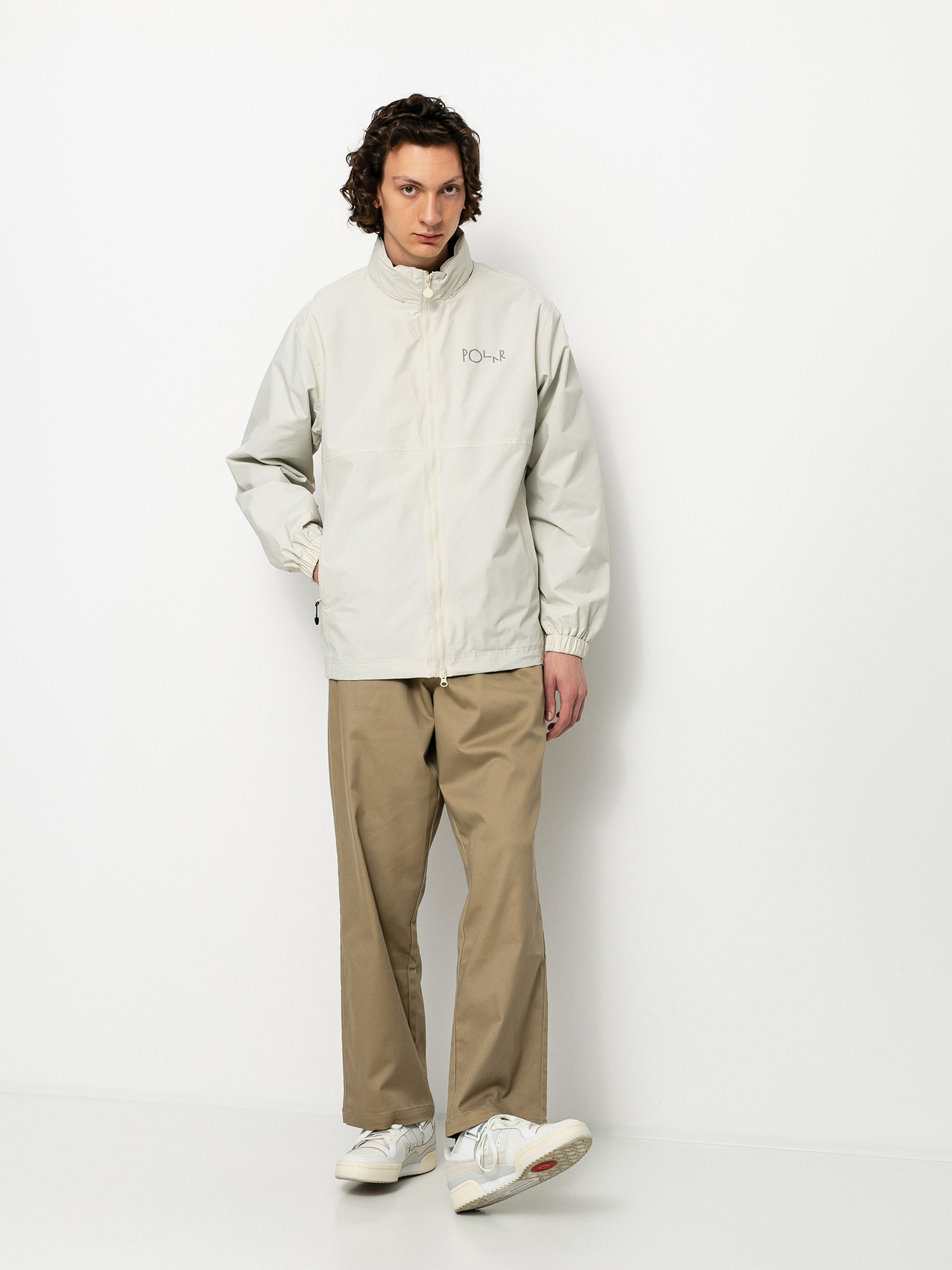Polar Skate Coach Jacket - white (oyster white)