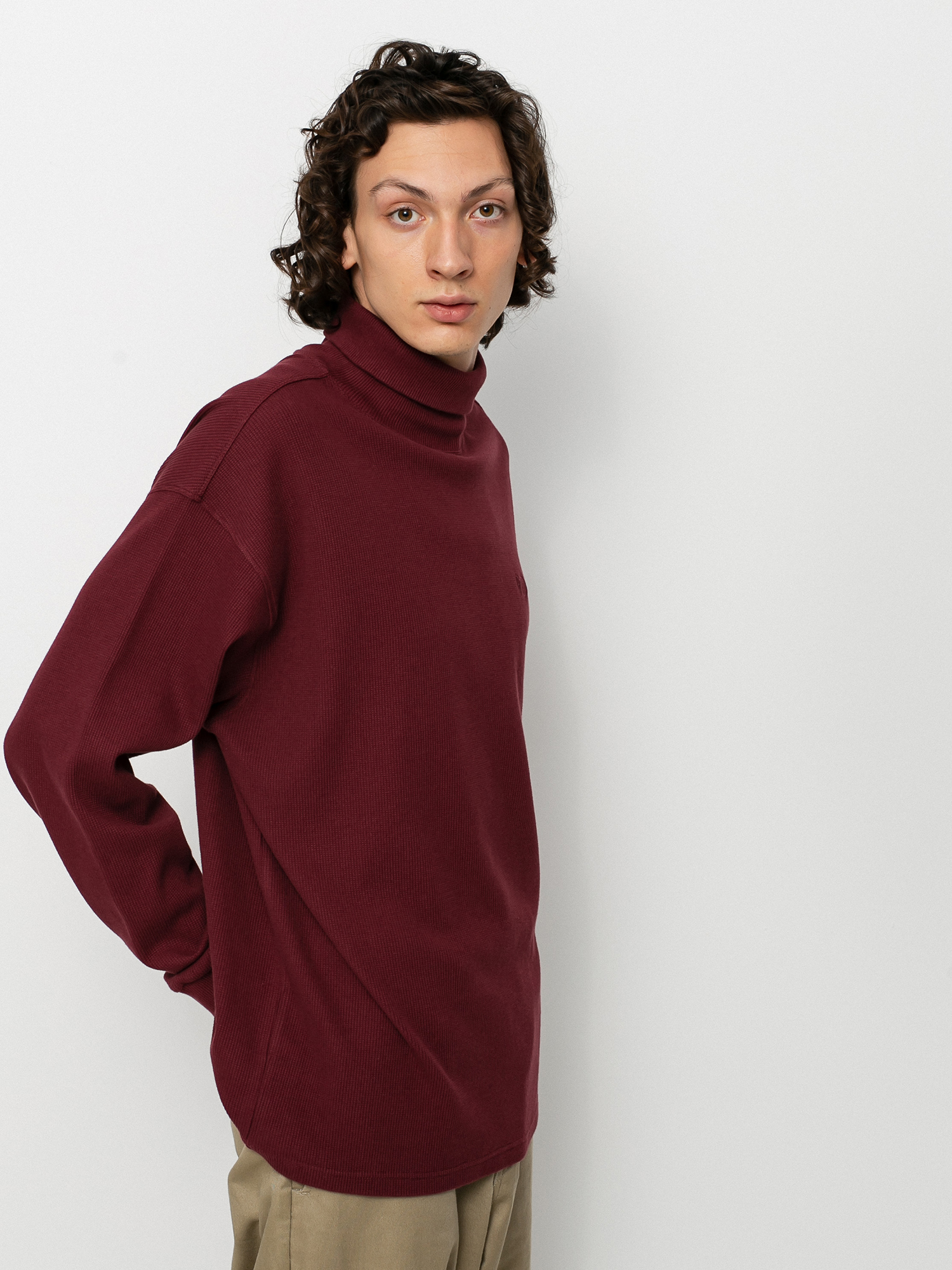 Polar Skate Shin Turtleneck Longsleeve (wine)