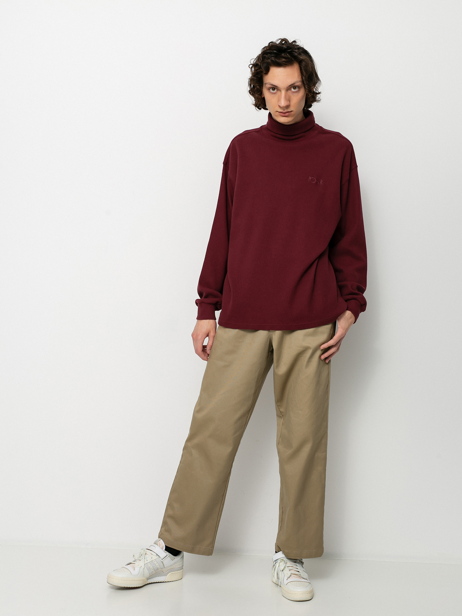 Polar Skate Shin Turtleneck Longsleeve (wine)