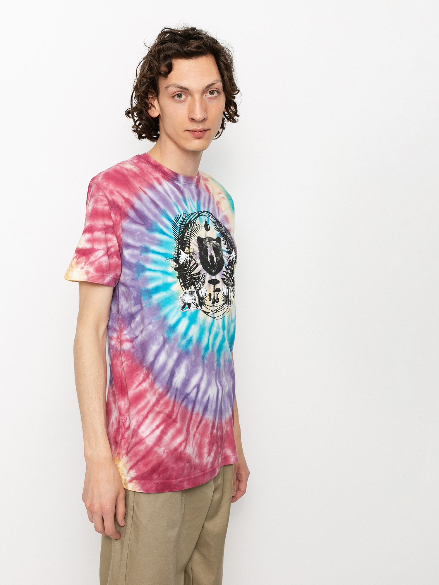 Grizzly Griptape Animal Kingdom T-shirt (tie dye)