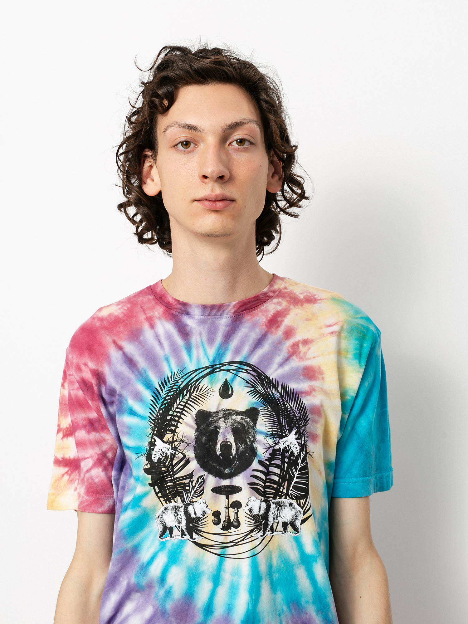 Grizzly Griptape Animal Kingdom T-shirt (tie dye)