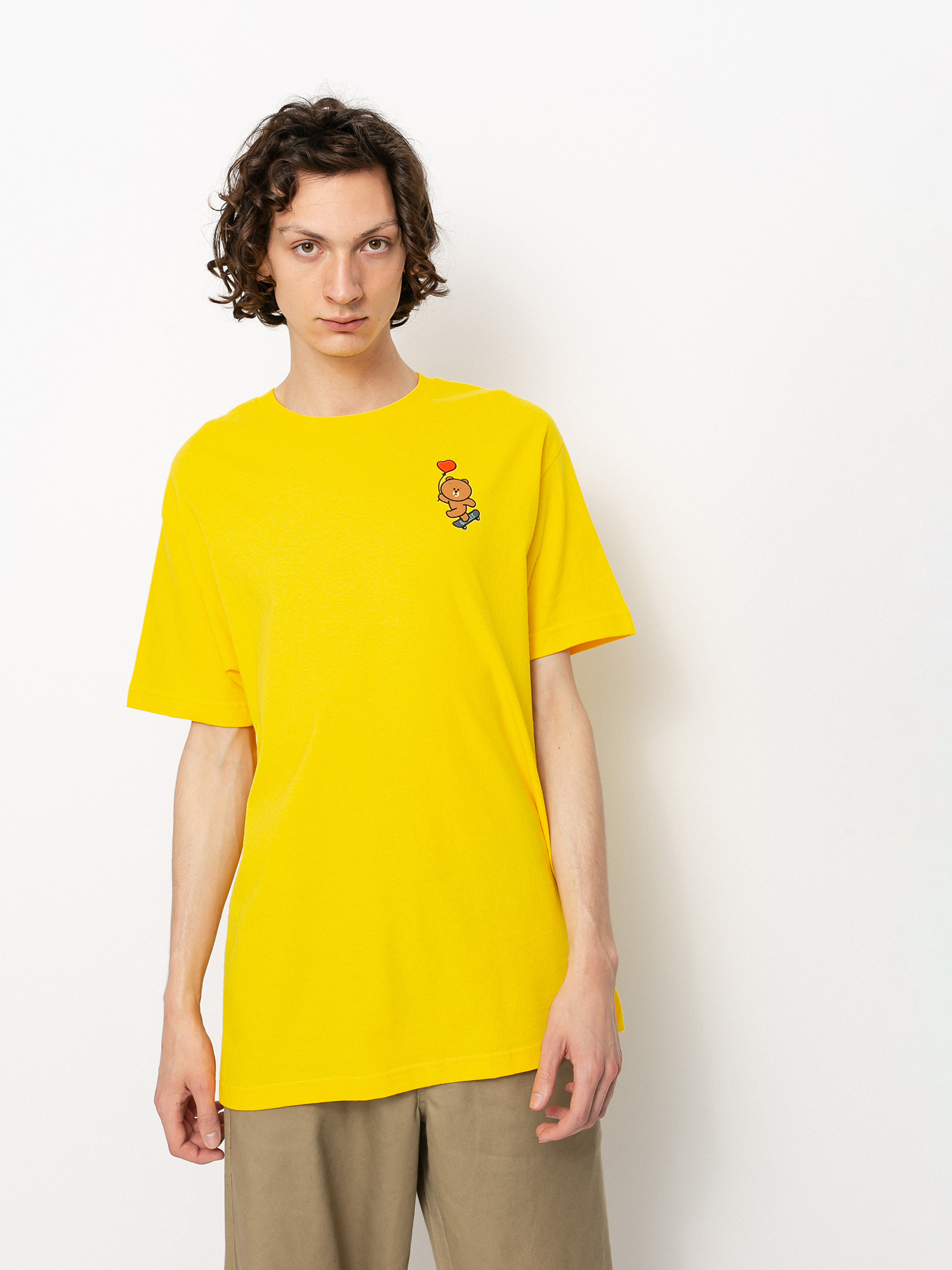 Grizzly Griptape Float On Tshirt (yellow)
