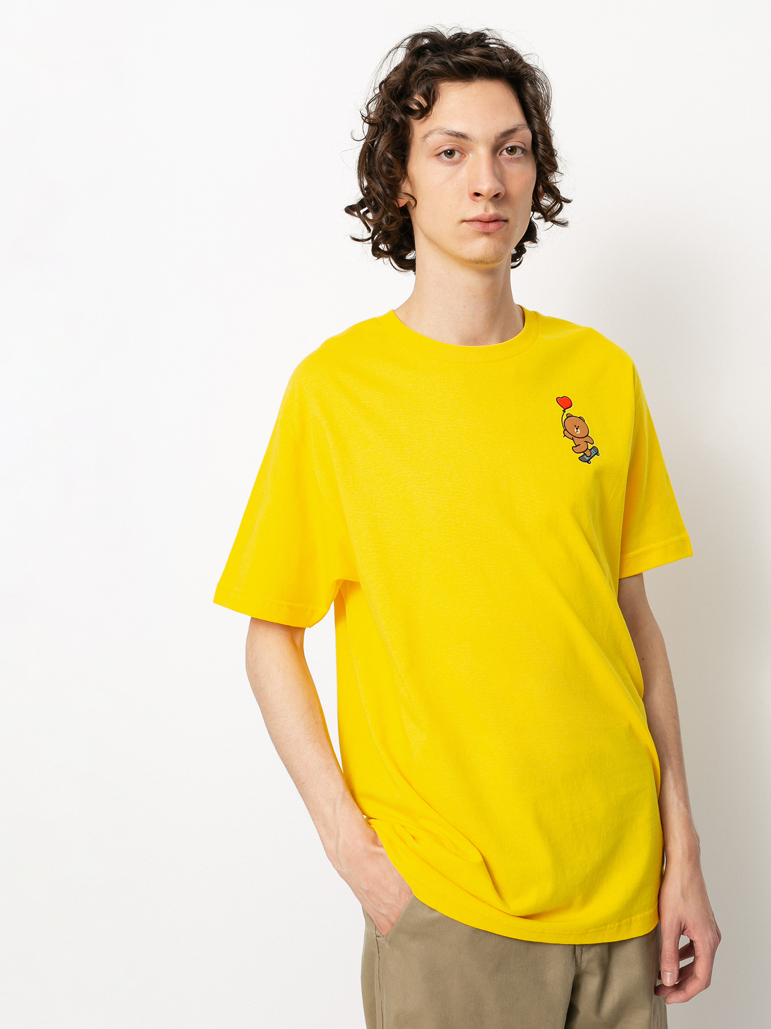 Grizzly Griptape Float On T-shirt (yellow)