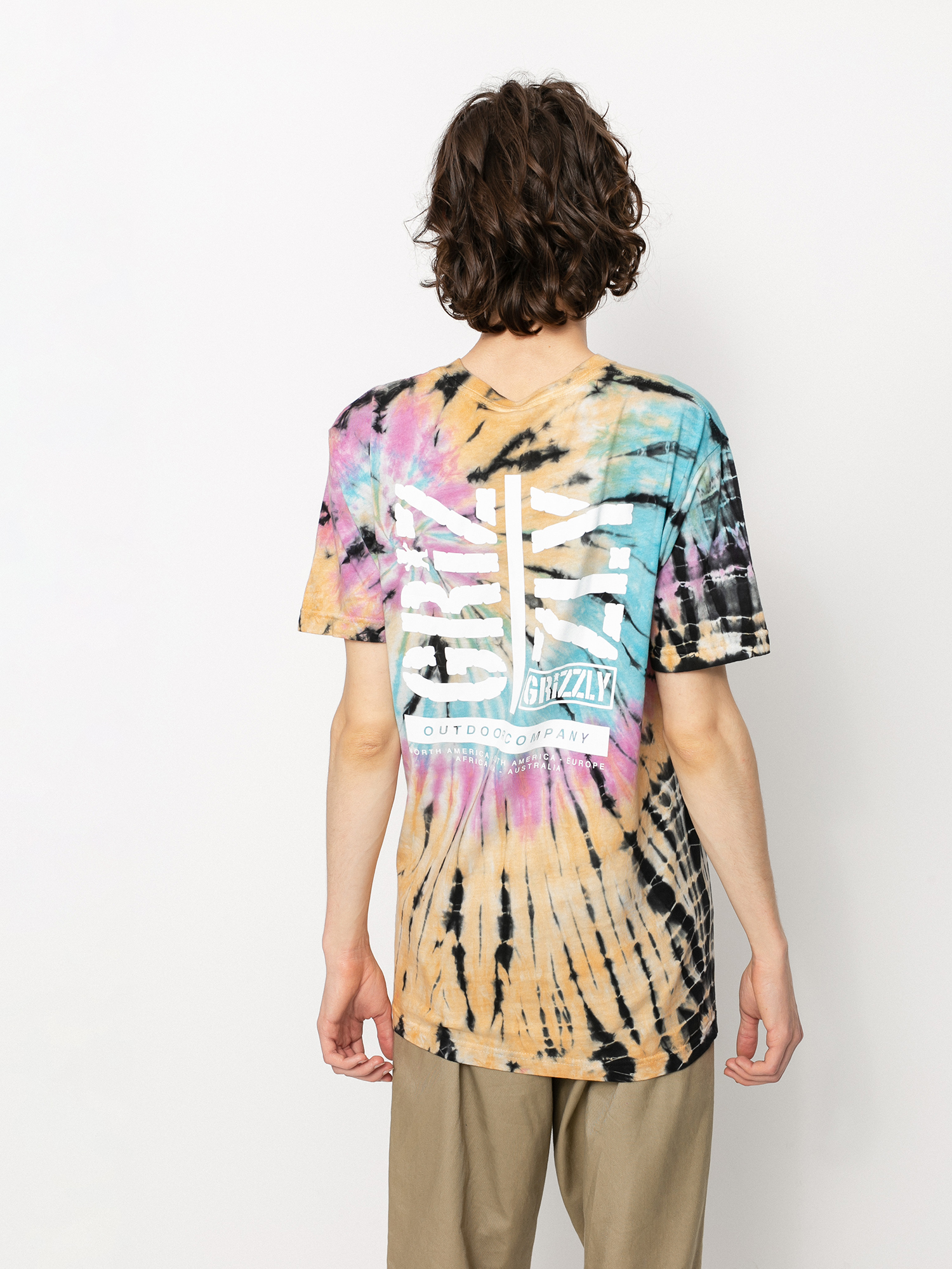 Grizzly Griptape Family Ties T-Shirt (tie dye)