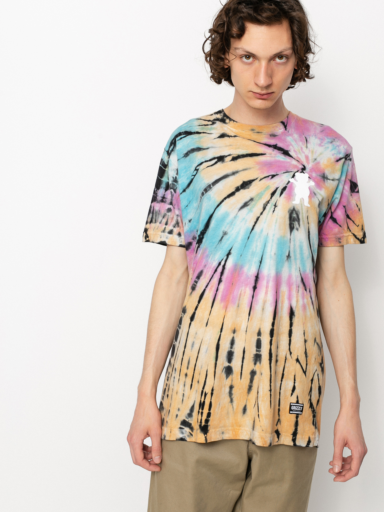 Grizzly Griptape Family Ties T-shirt (tie dye)
