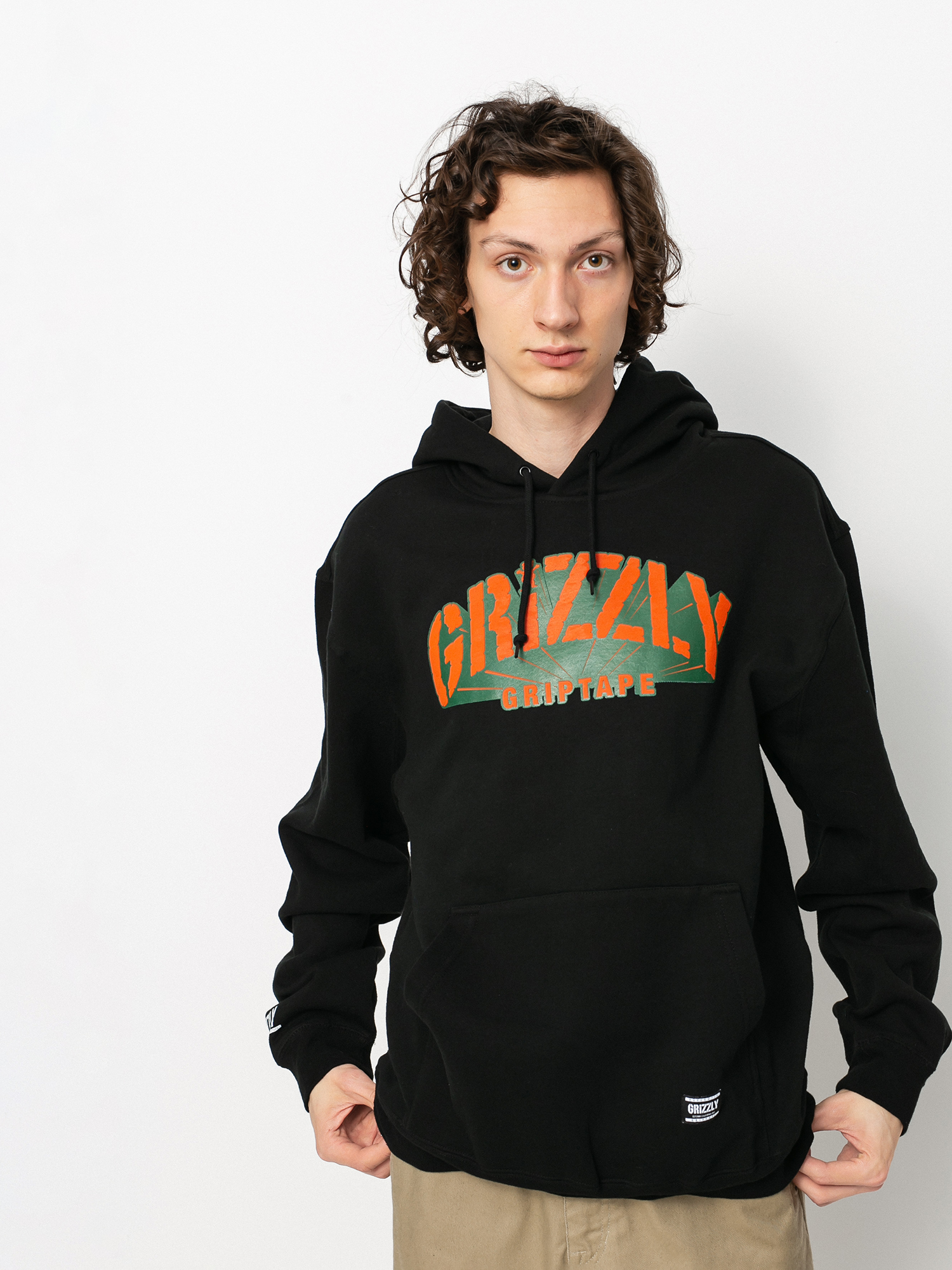 Grizzly Griptape Universidad HD Hoodie (black)