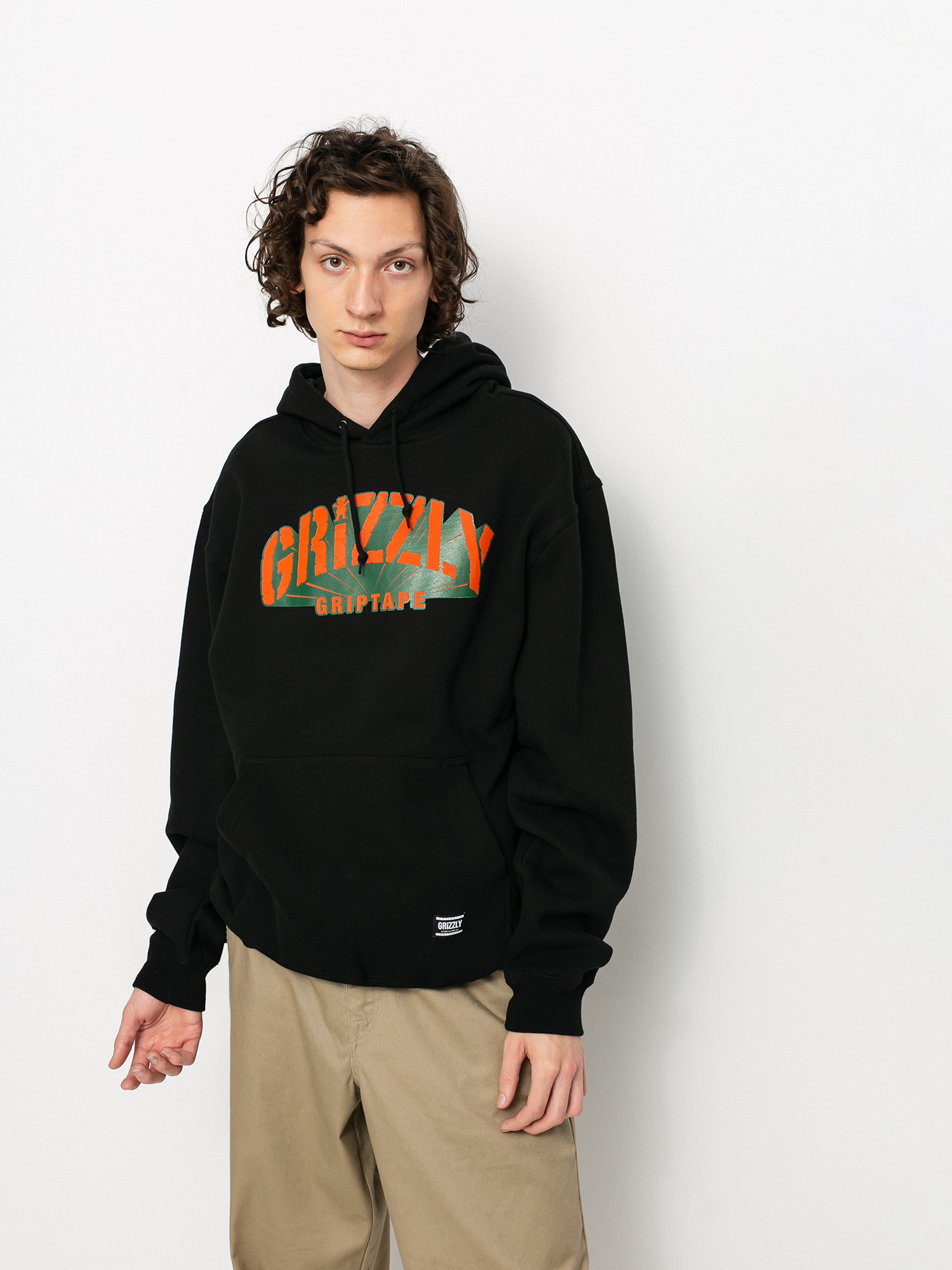 Grizzly Griptape Universidad HD Hoodie (black)