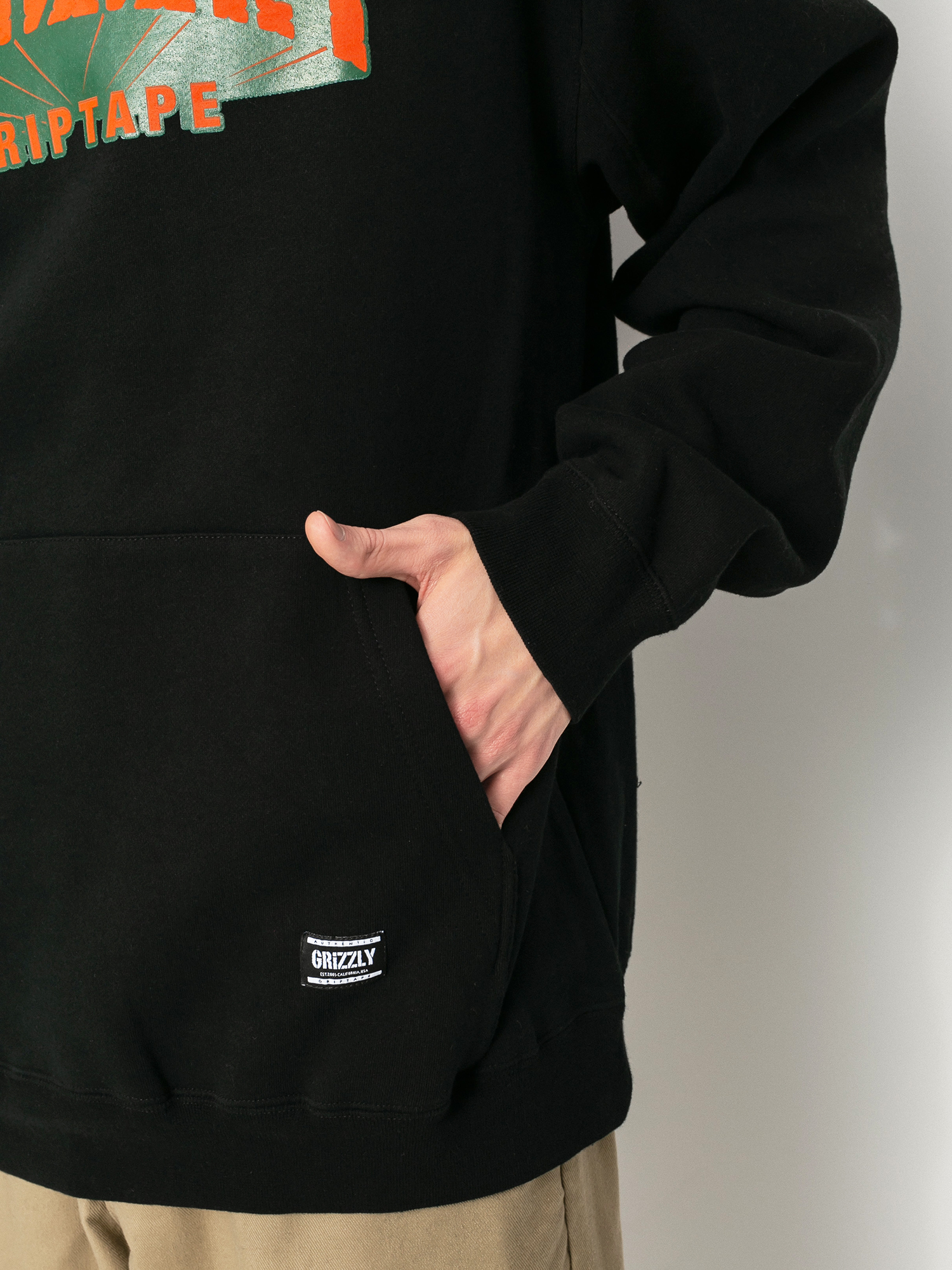 Grizzly Griptape Universidad HD Hoodie (black)