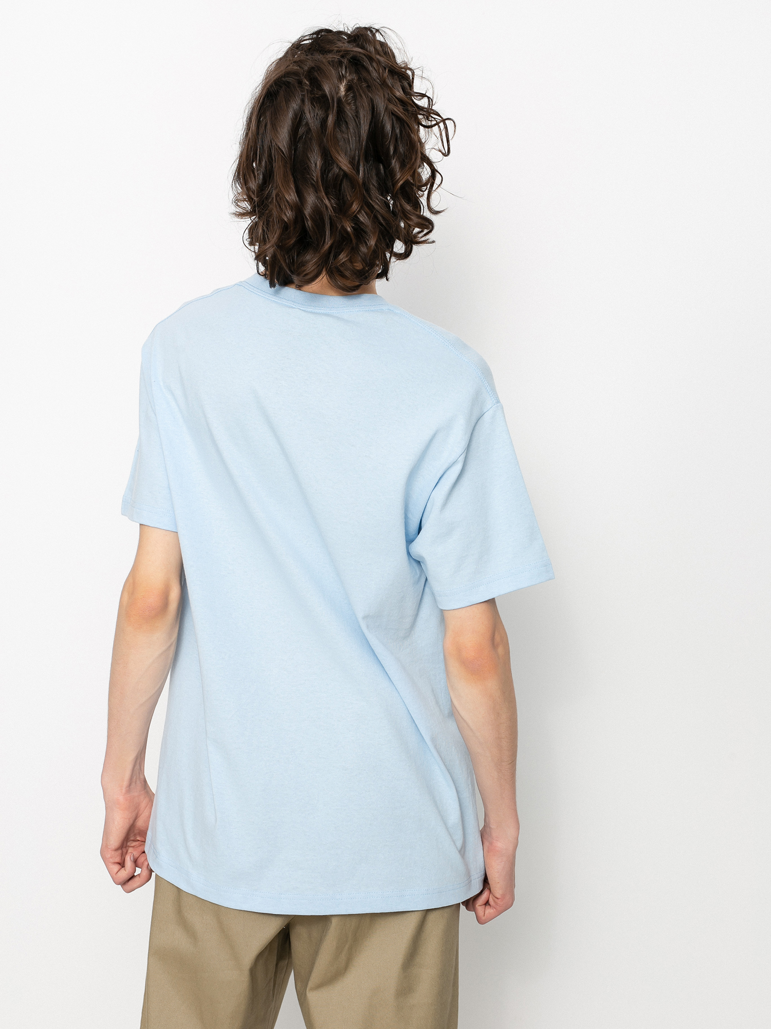 Grizzly Griptape OG Bear T-shirt (powder blue/white)