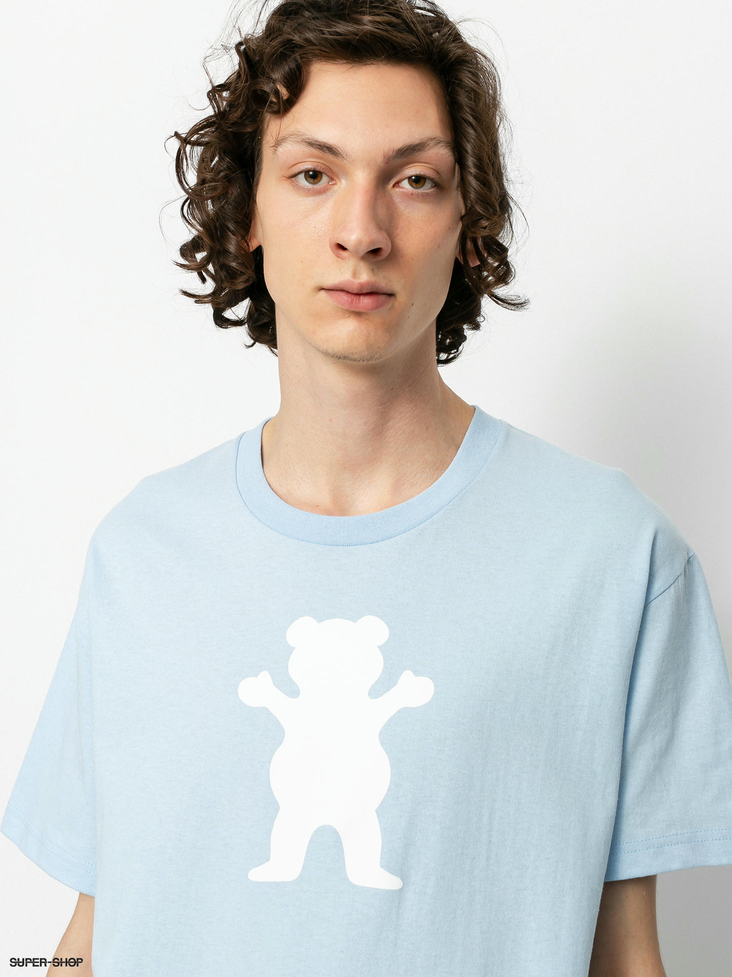 Grizzly Grip Inside Out SS Tee Powder Blue - S