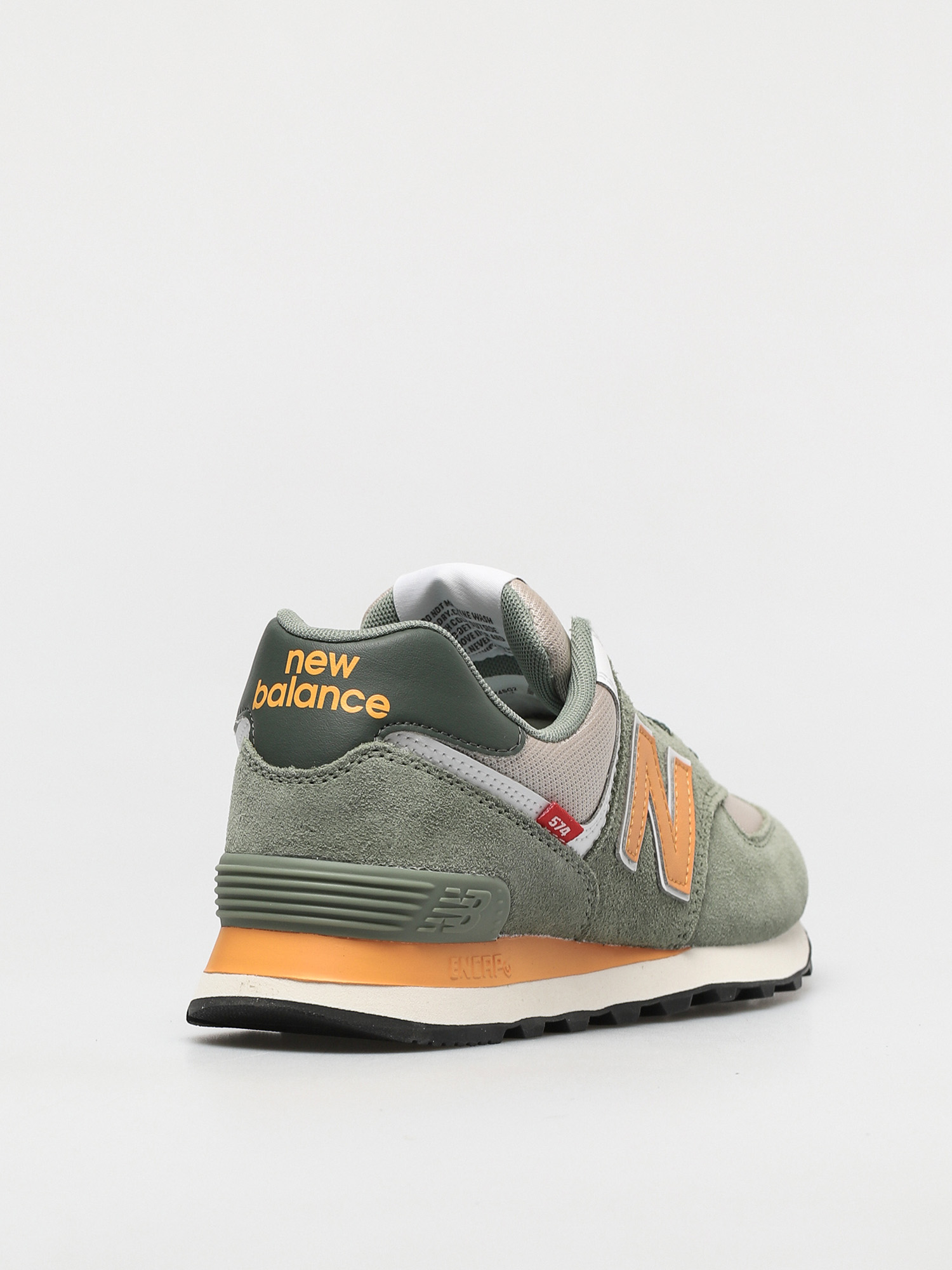 new balance 574 white and green