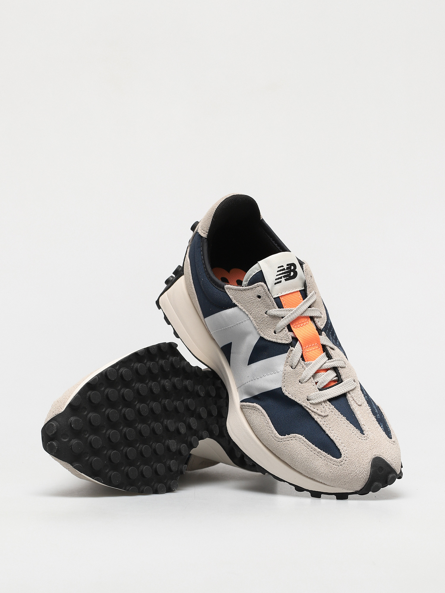 New Balance 327 Shoes beige (outerspace/citrus punch)