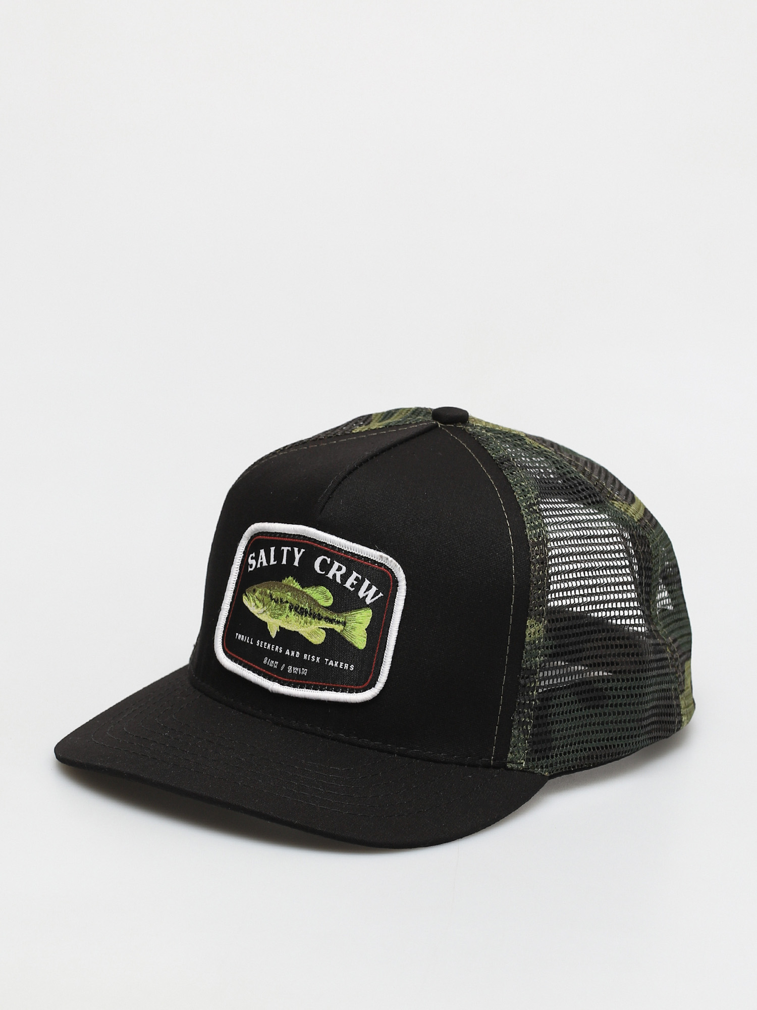 salty crew camo trucker hat