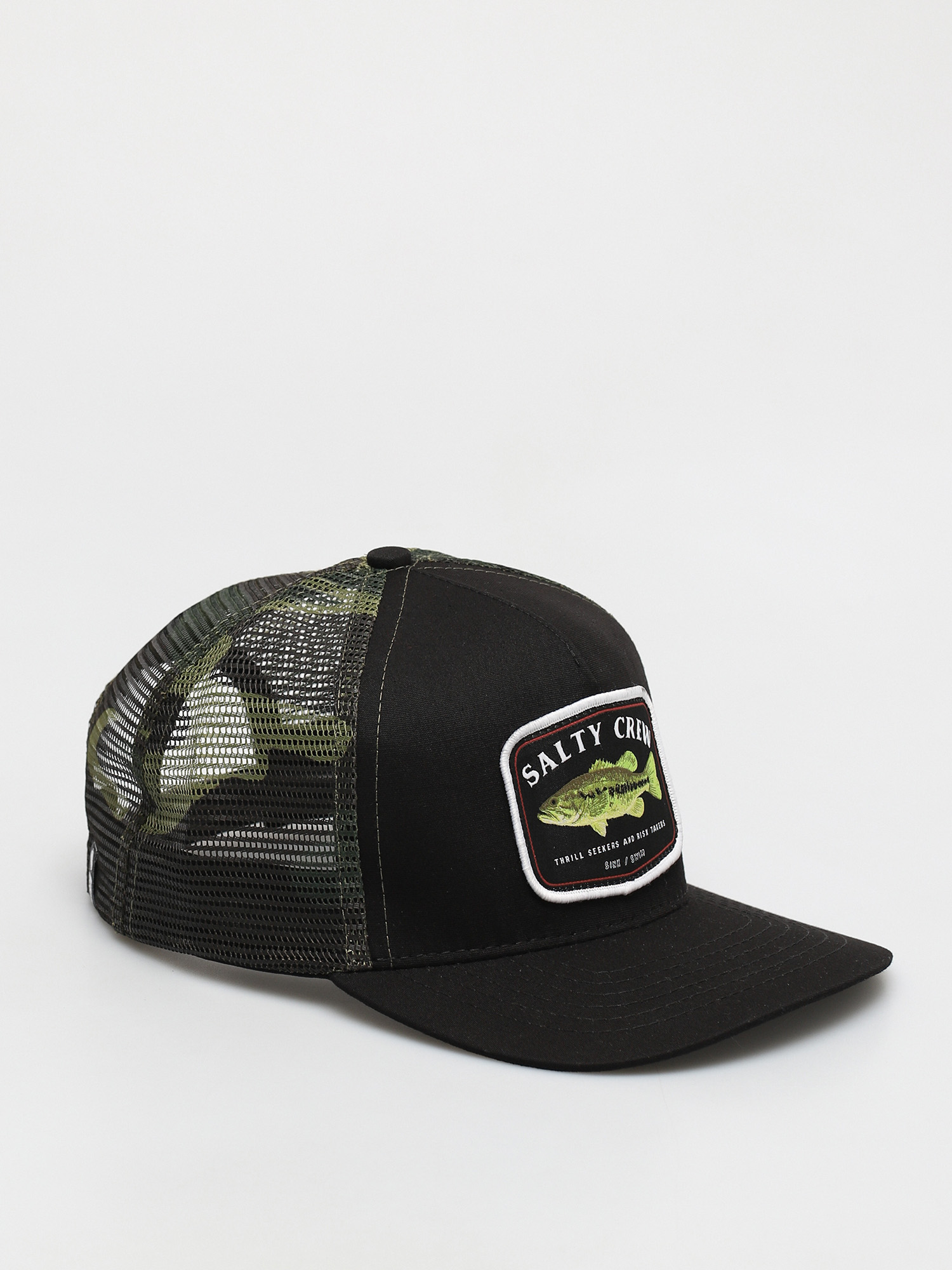 Salty Crew Bigmouth Trucker Cap (black/camo)