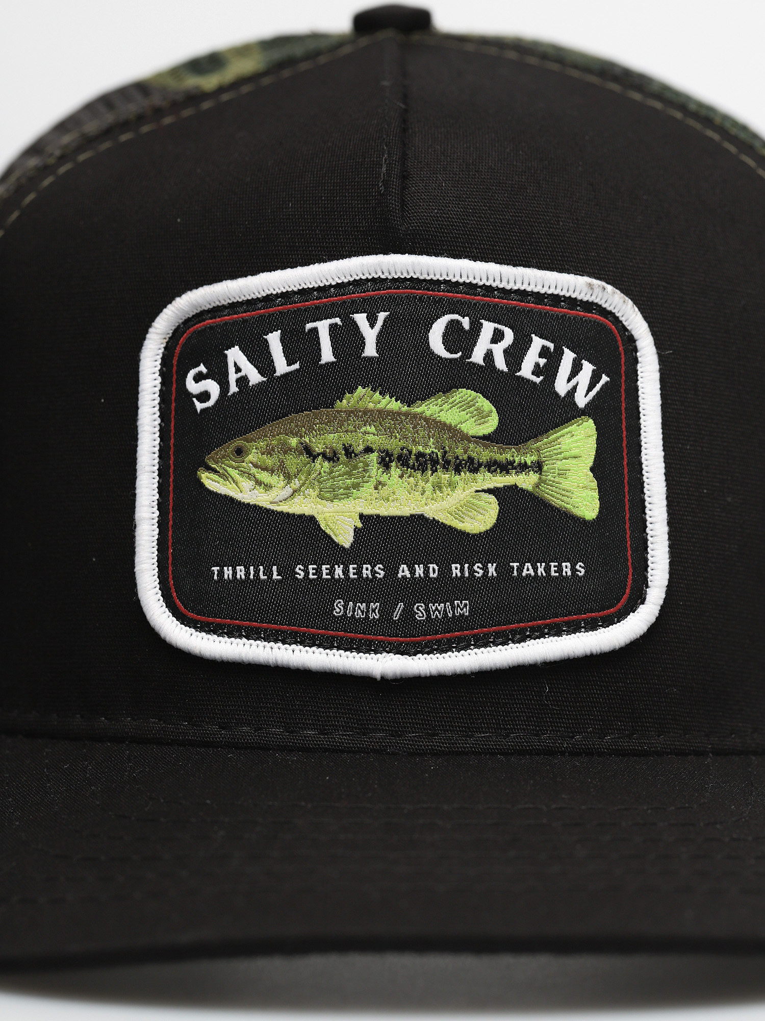 Salty Crew Bigmouth Trucker Cap (black/camo)