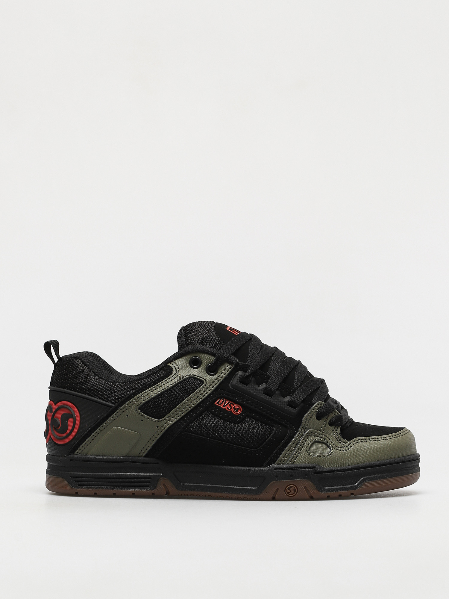 DVS Comanche Shoes (black olive orange nubuck)