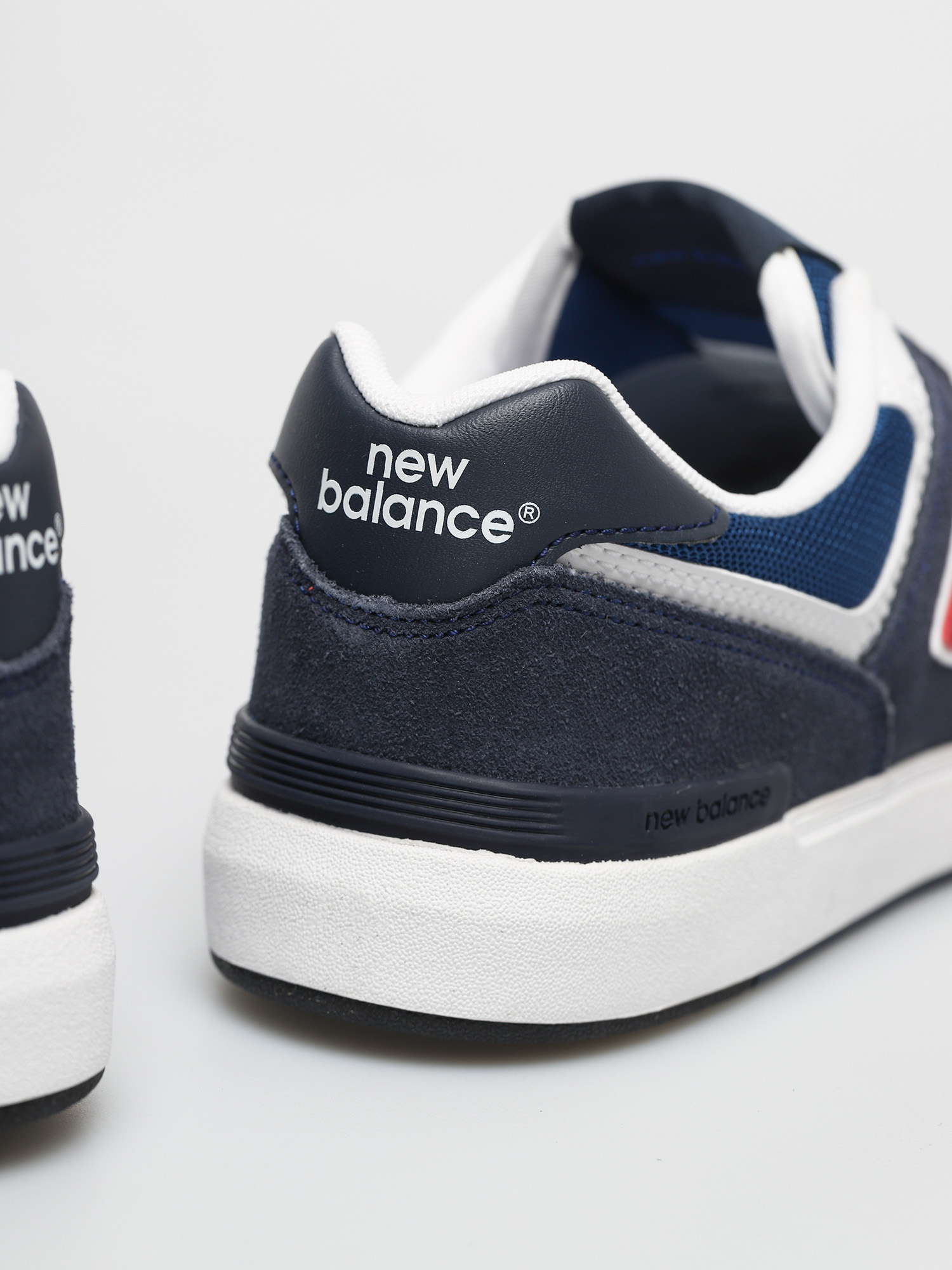 New Balance All Coasts 574 Shoes (navy/red)