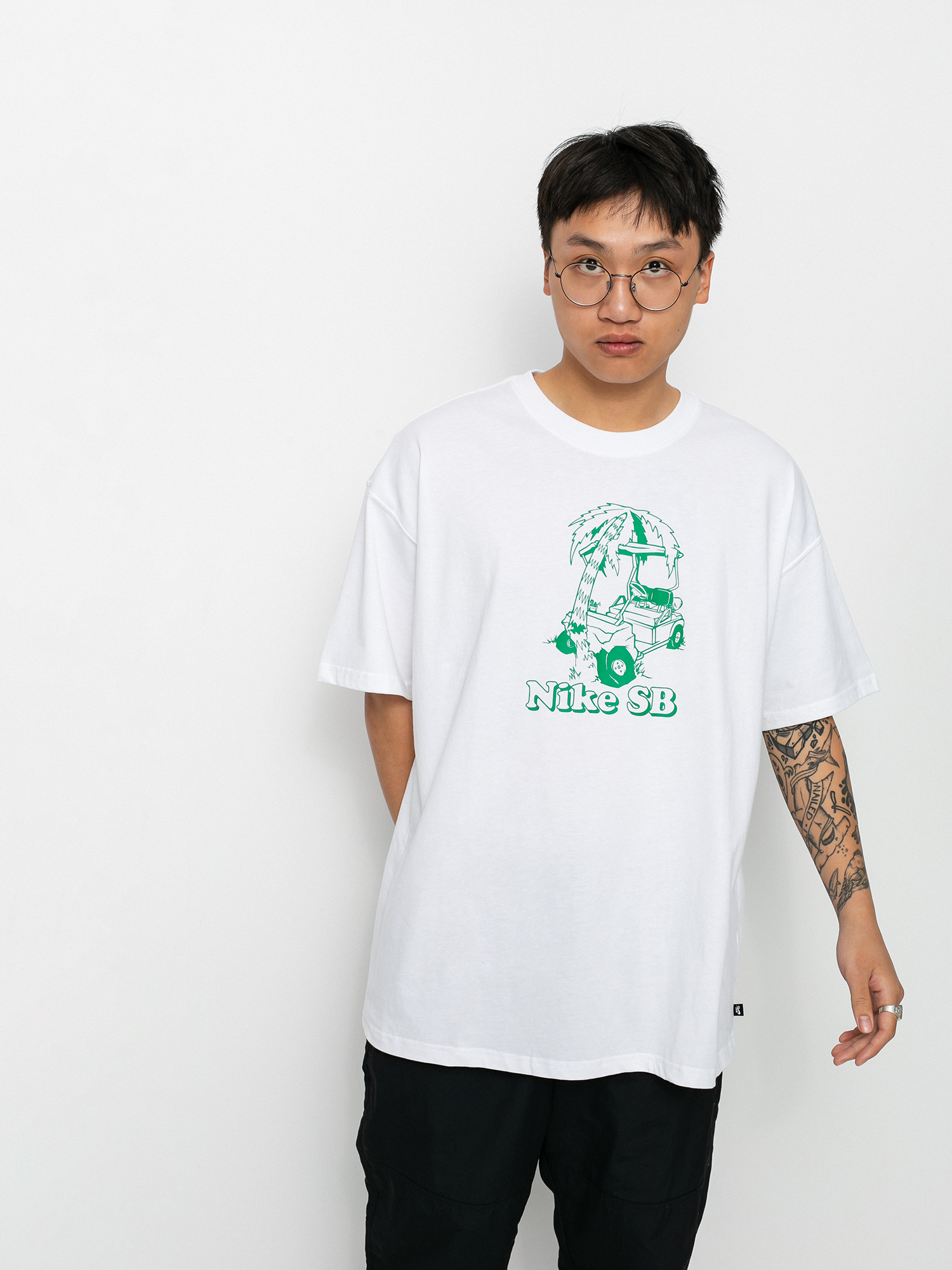 Nike Sb Graphic T Shirt White