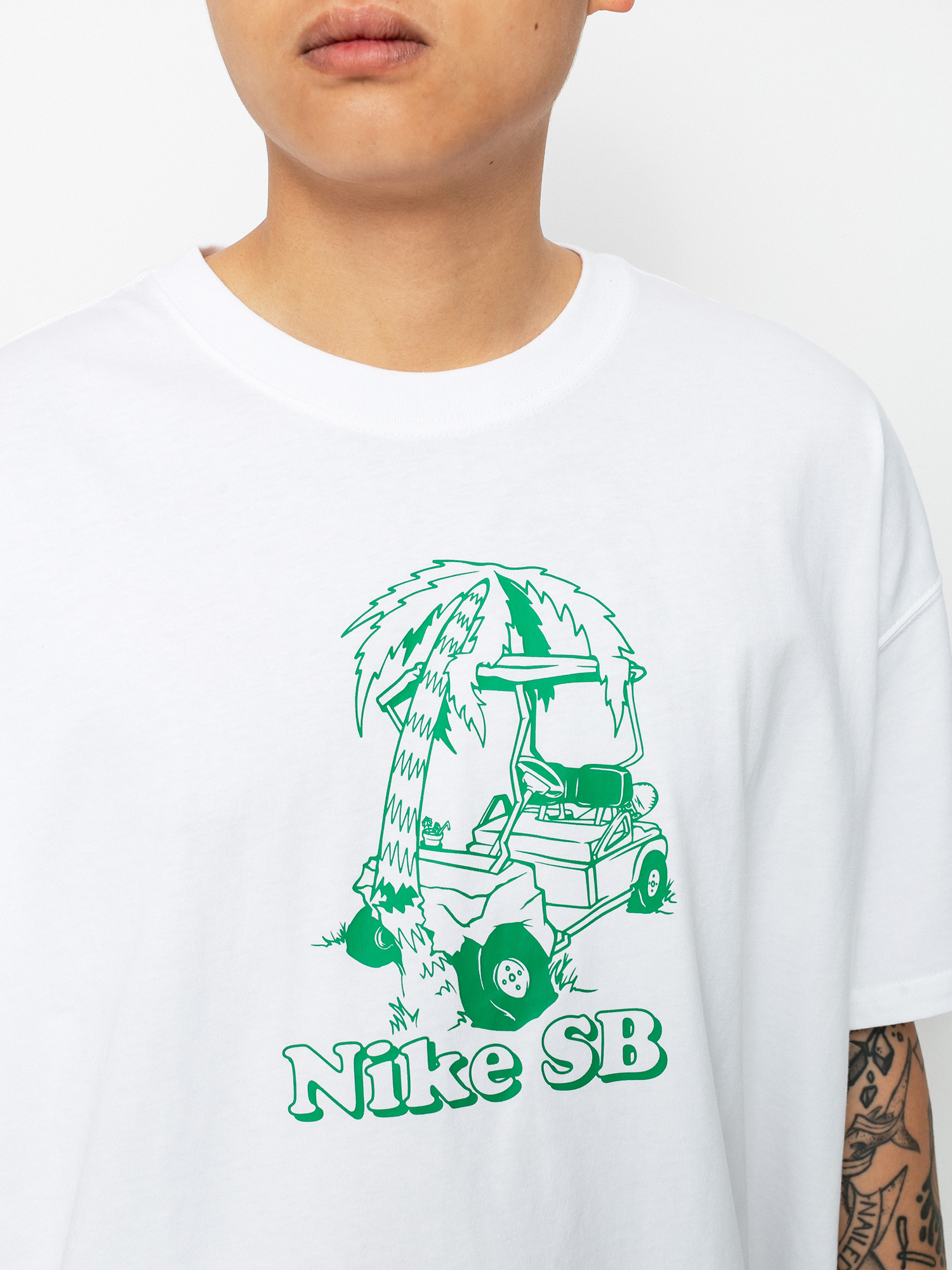 nike sb shirt white