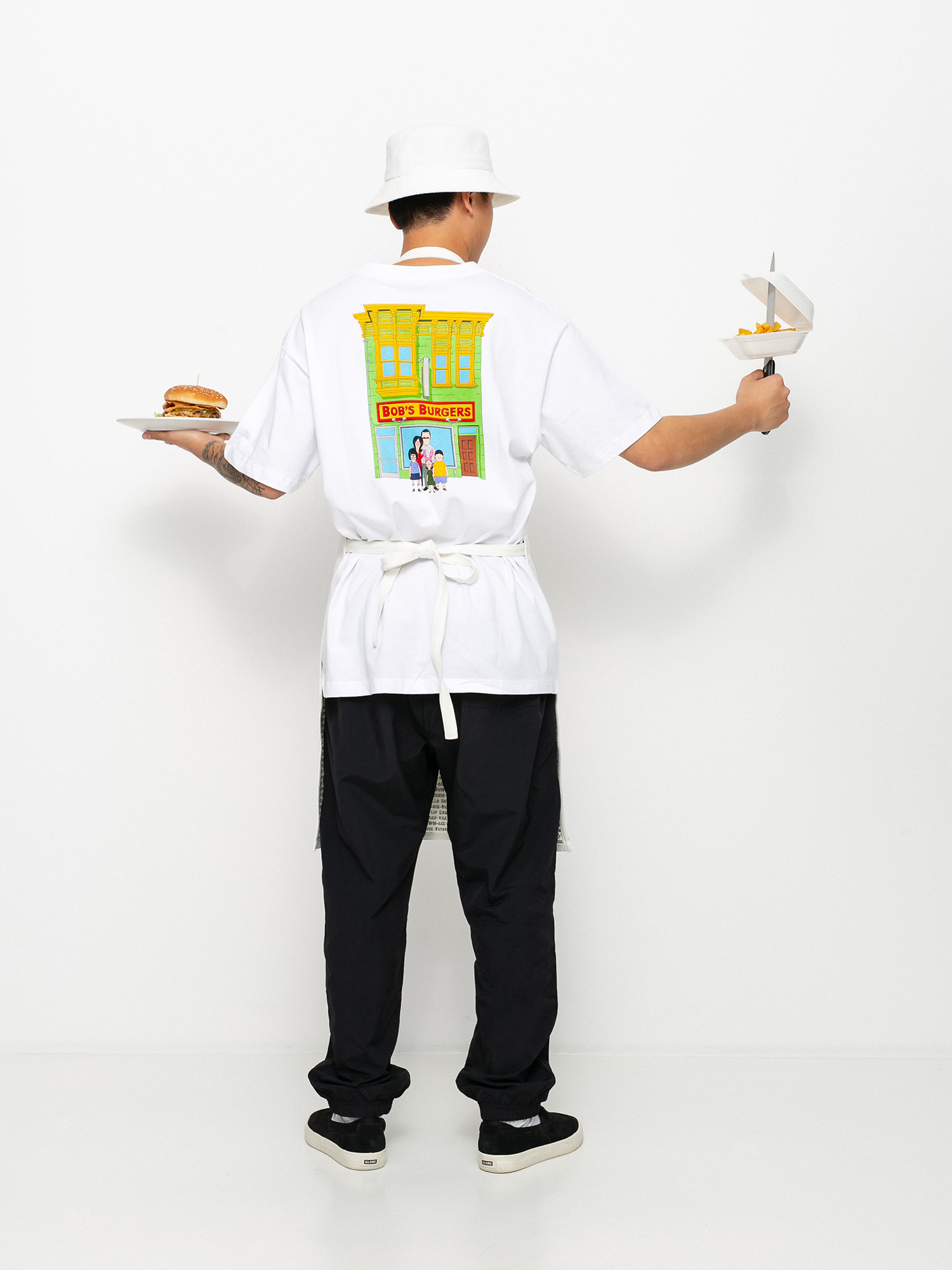 DC X BB Bobs Burgers Apron Accessories (white)