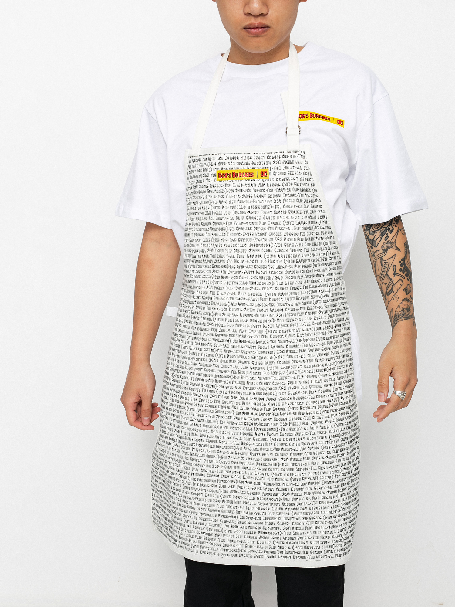DC X BB Bobs Burgers Apron Accessories (white)