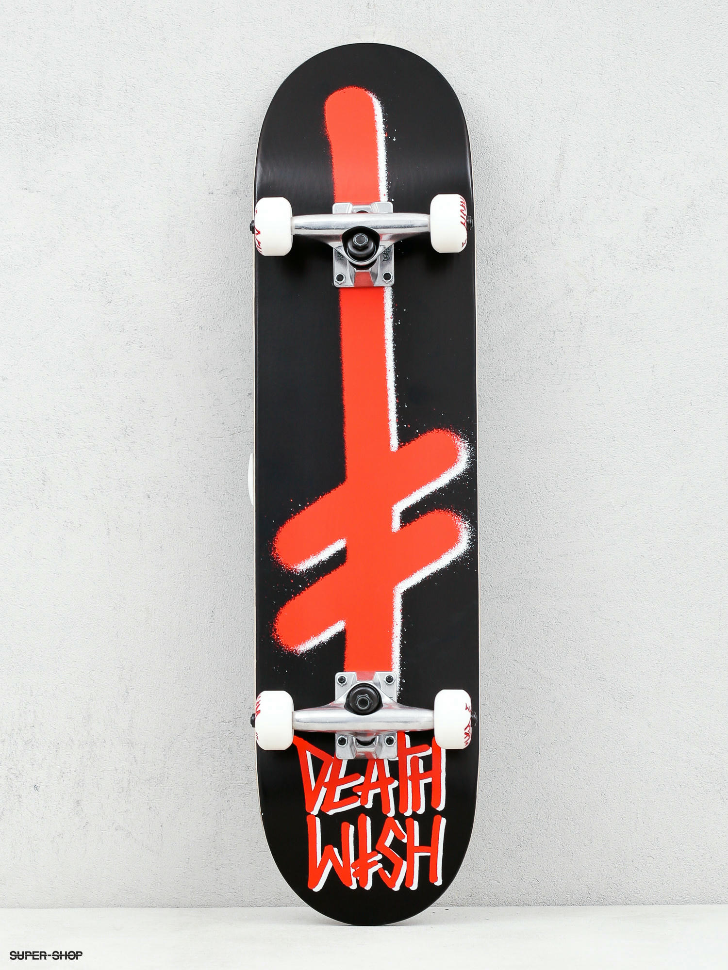 Deathwish Gang Logo Skateboard (black/red)
