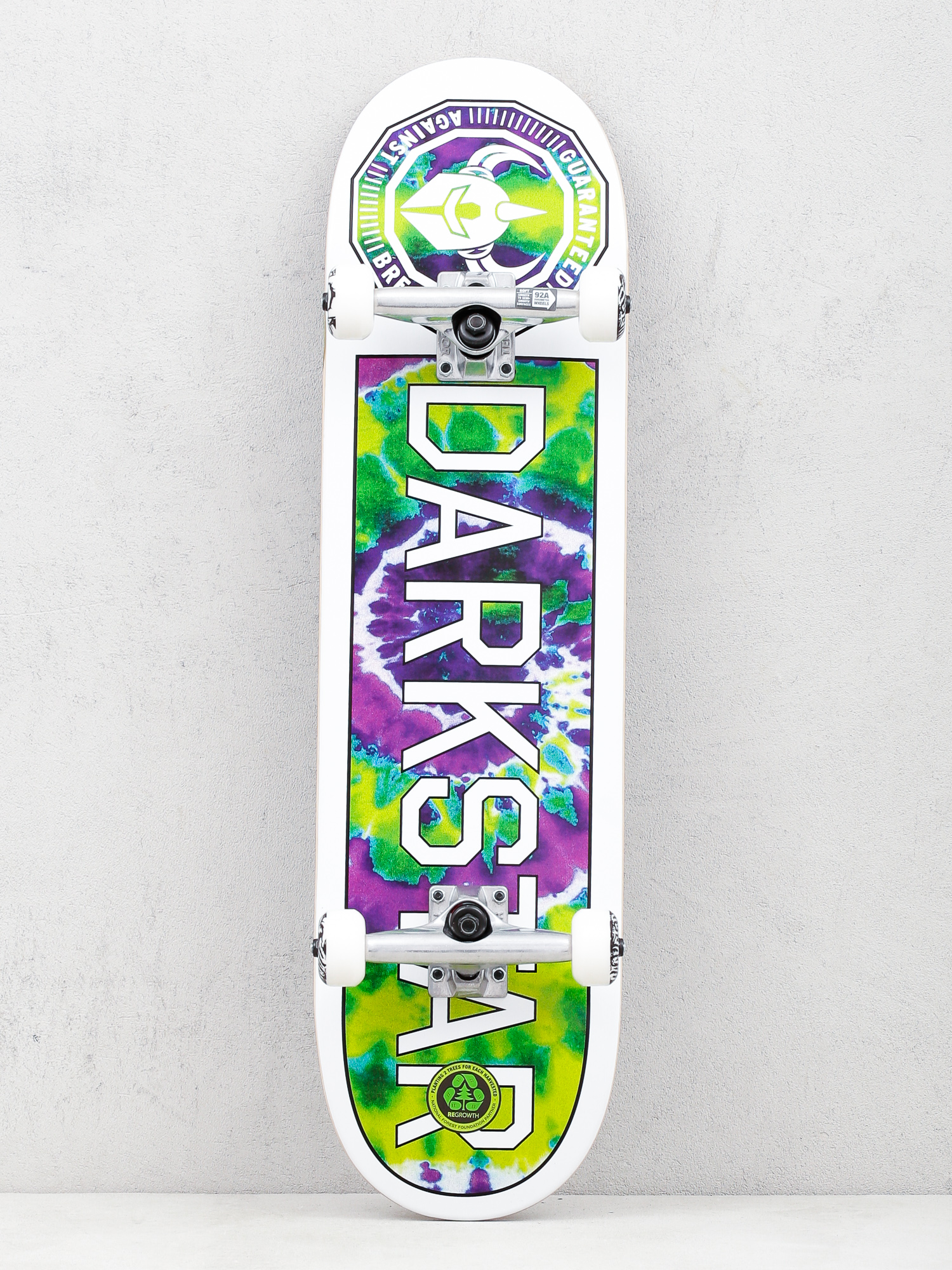 Darkstar Timeworks Skateboard (green tie dye)