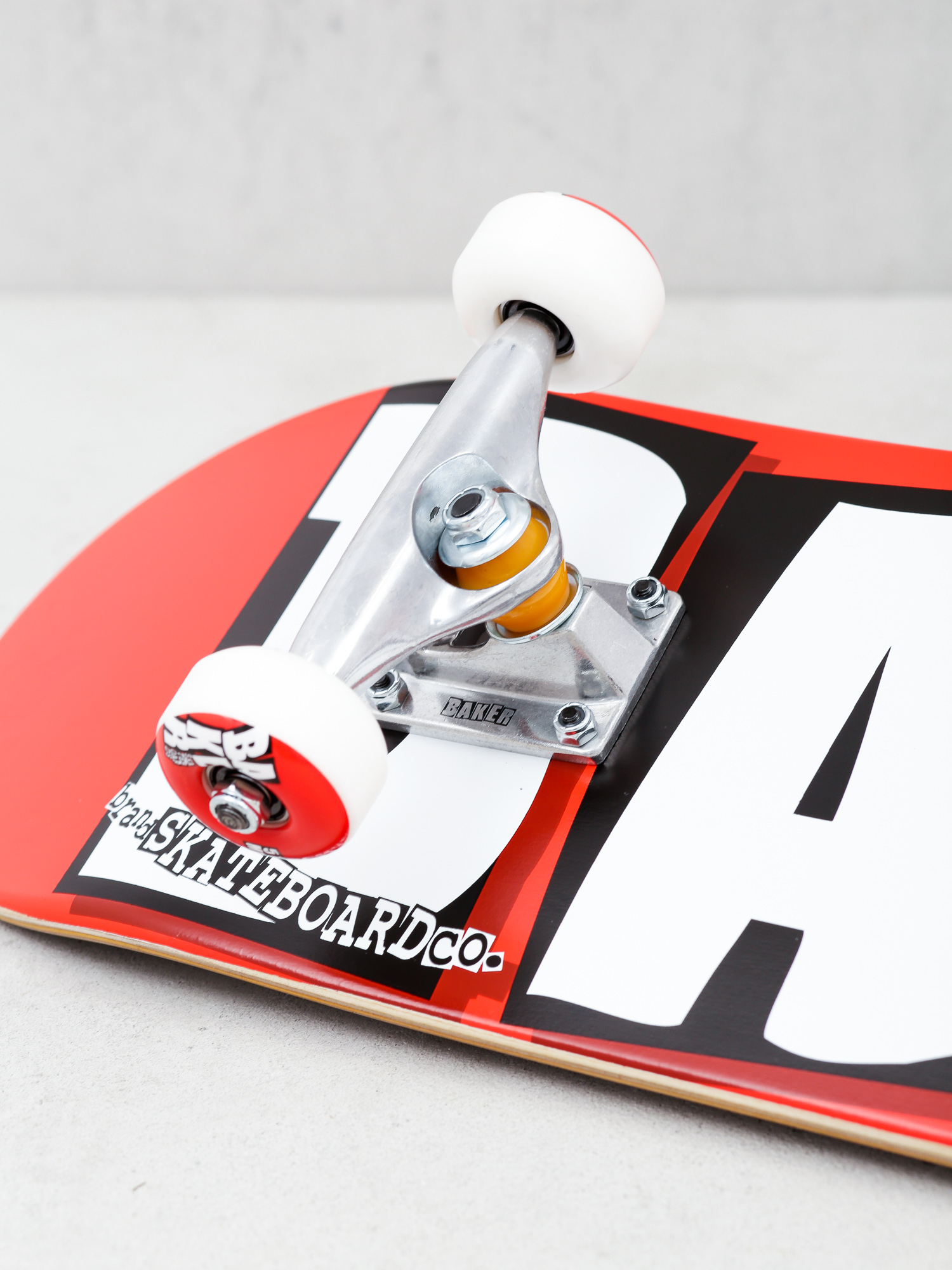 Baker Brand Logo Skateboard - red (red/white)